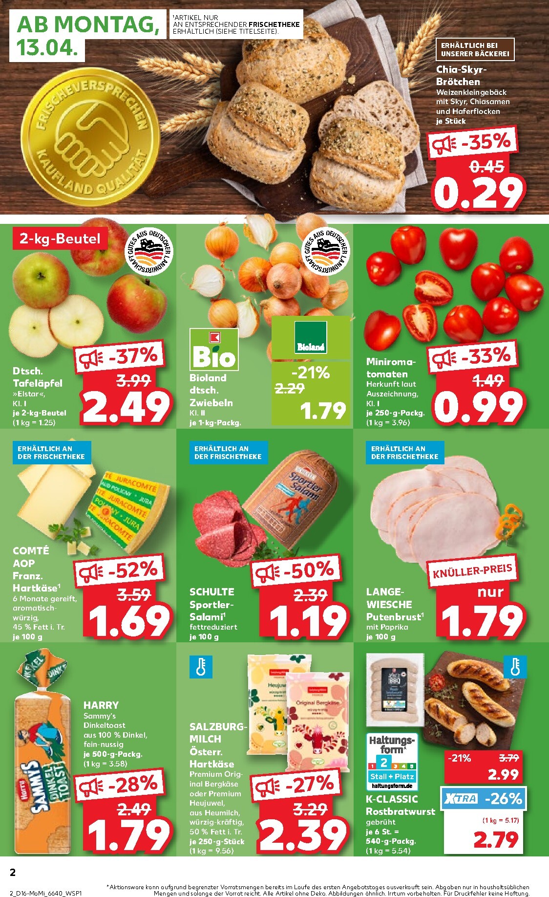 kaufland - Kaufland - Angebote ab Montag Prospekt nächste Woche – von Montag 13.04.2026 bis Mittwoch 15.04.2026 - page: 2