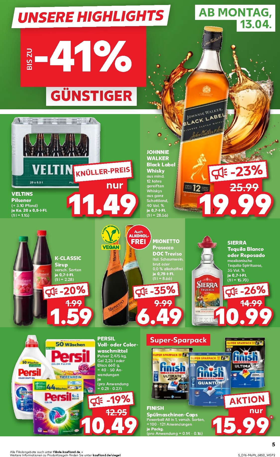 kaufland - Kaufland - Angebote ab Montag Prospekt nächste Woche – von Montag 13.04.2026 bis Mittwoch 15.04.2026 - page: 5