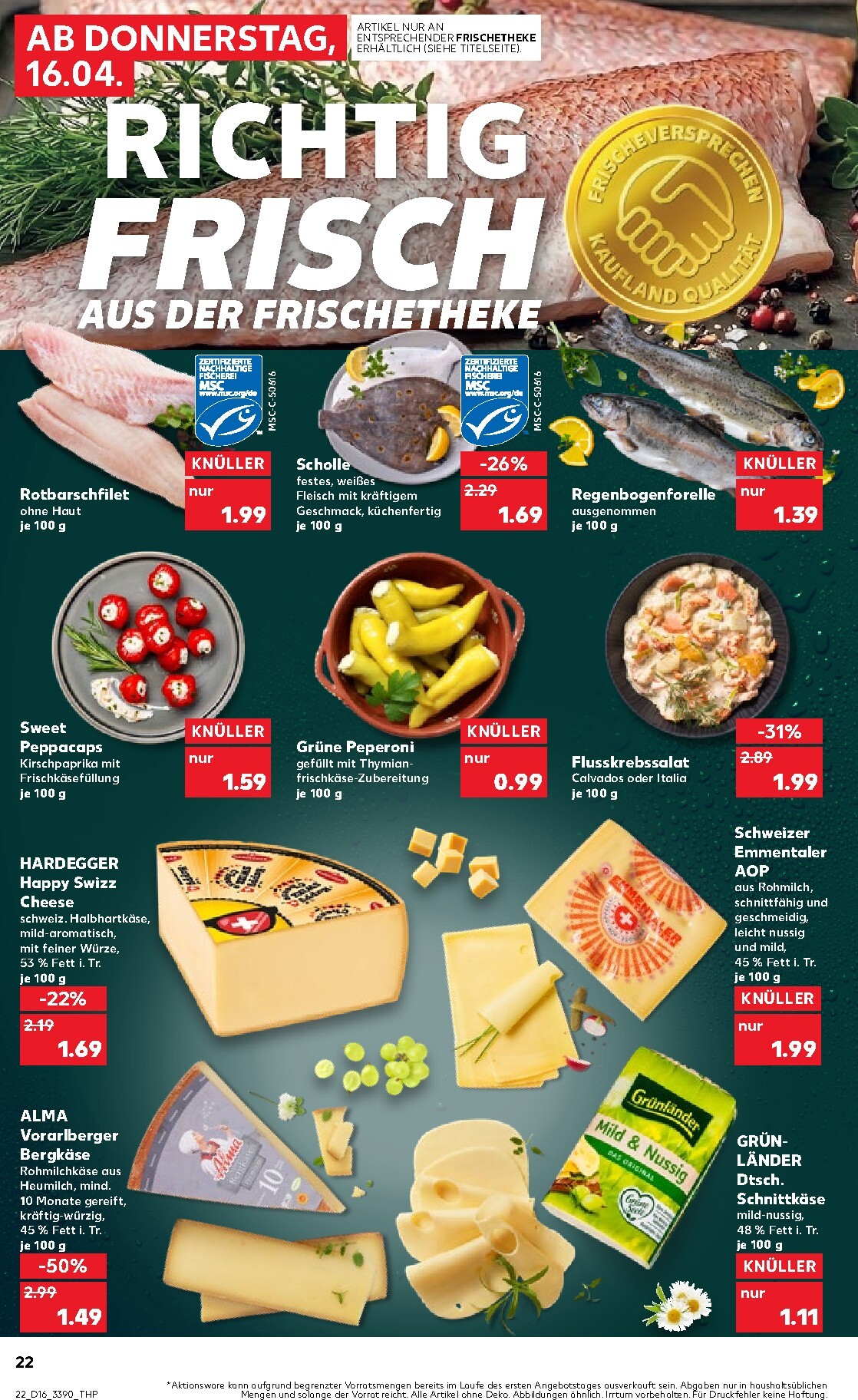 kaufland - Kaufland Prospekt nächste Woche – von Donnerstag 16.04.2026 bis Mittwoch 22.04.2026 - page: 22
