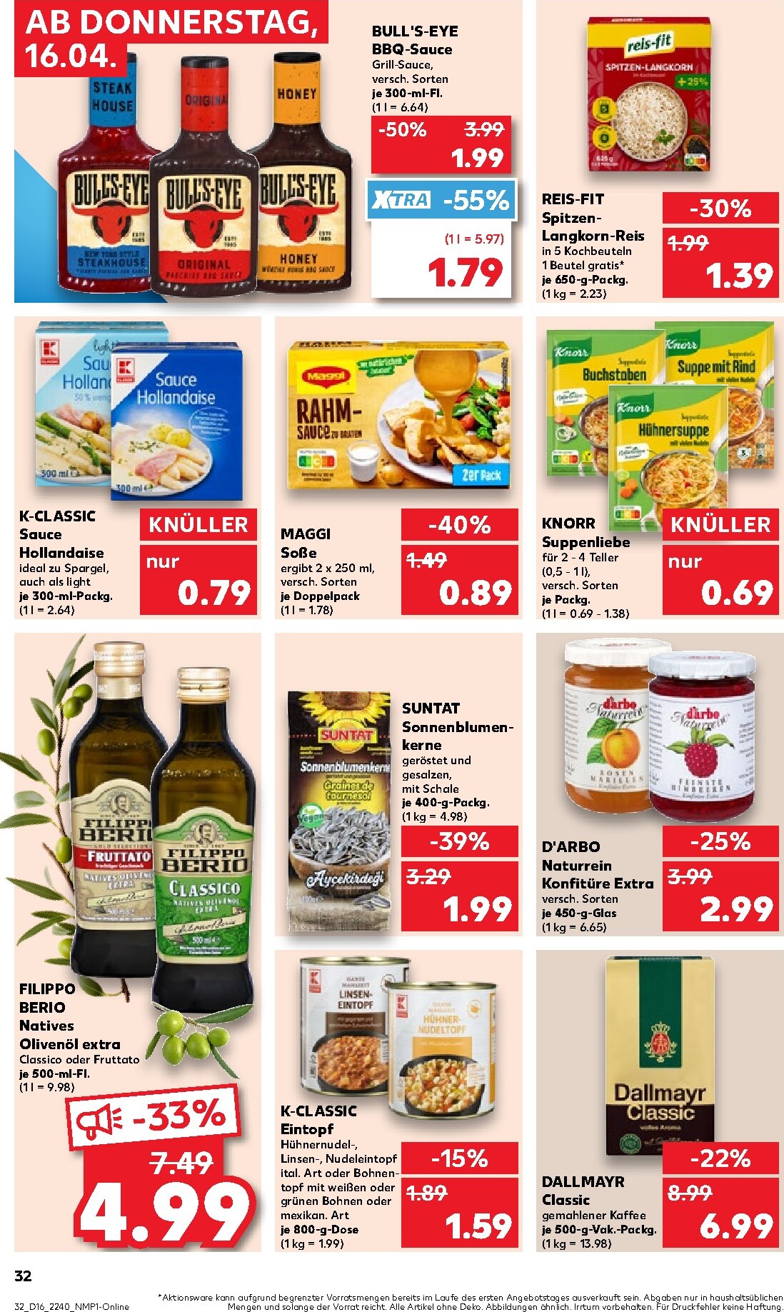 kaufland - Kaufland Prospekt nächste Woche – von Donnerstag 16.04.2026 bis Mittwoch 22.04.2026 - page: 32