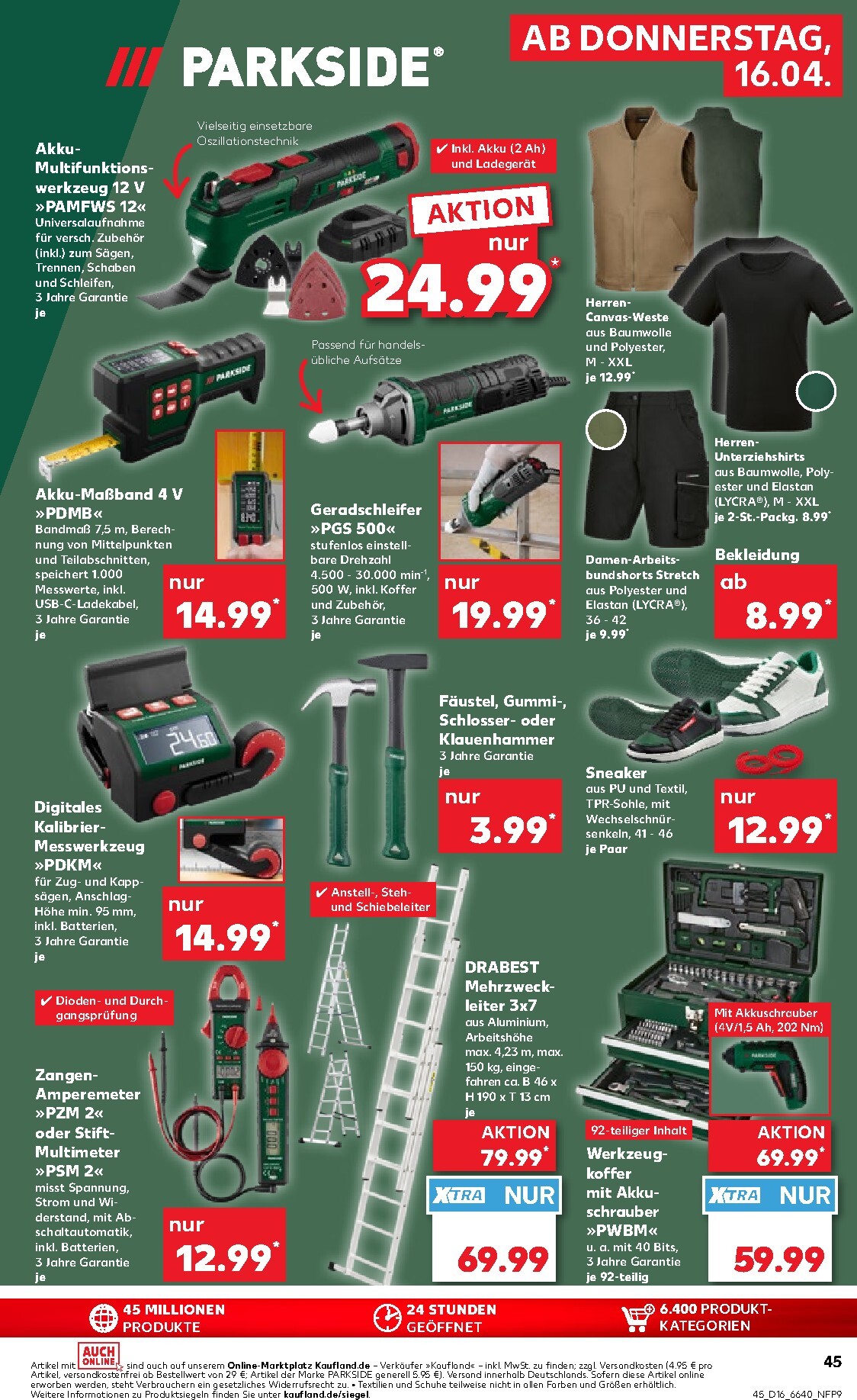 kaufland - Kaufland Prospekt nächste Woche – von Donnerstag 16.04.2026 bis Mittwoch 22.04.2026 - page: 45