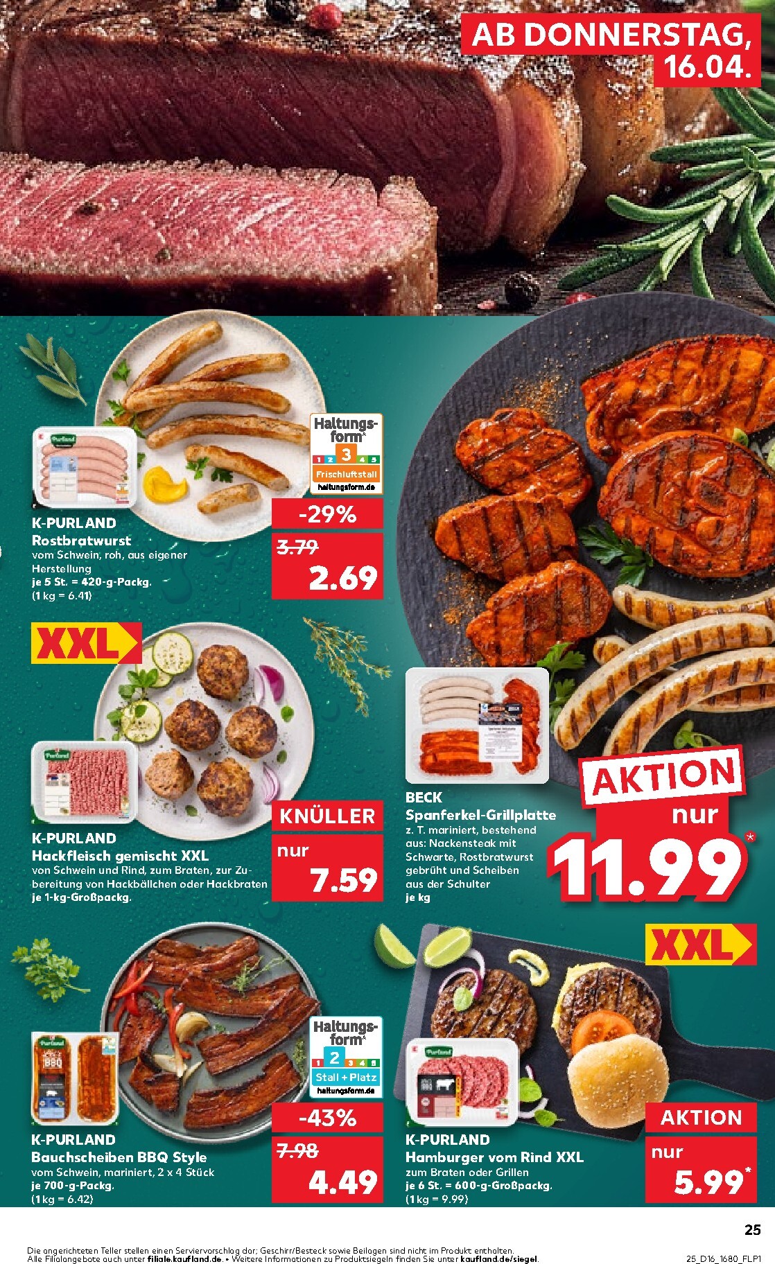 kaufland - Kaufland Prospekt nächste Woche – von Donnerstag 16.04.2026 bis Mittwoch 22.04.2026 - page: 25
