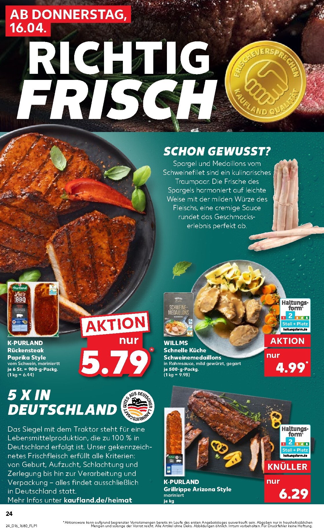 kaufland - Kaufland Prospekt nächste Woche – von Donnerstag 16.04.2026 bis Mittwoch 22.04.2026 - page: 24