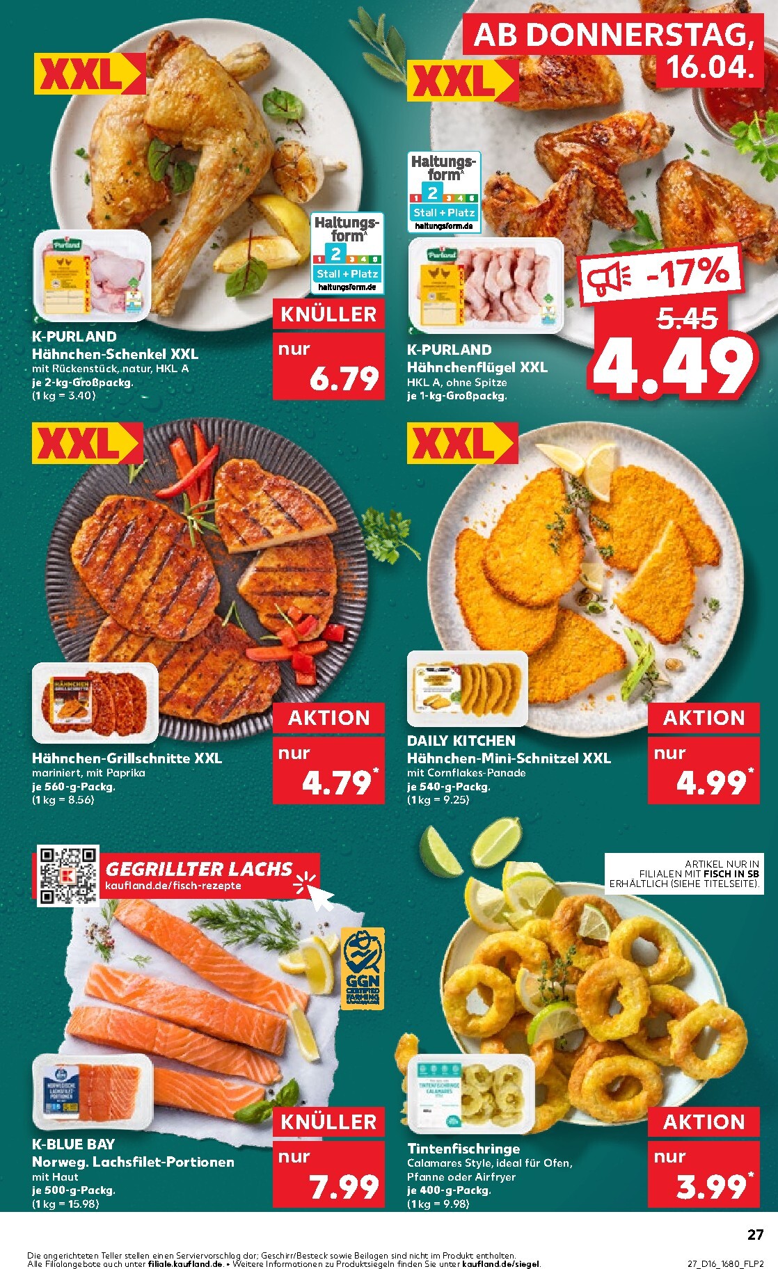 kaufland - Kaufland Prospekt nächste Woche – von Donnerstag 16.04.2026 bis Mittwoch 22.04.2026 - page: 27