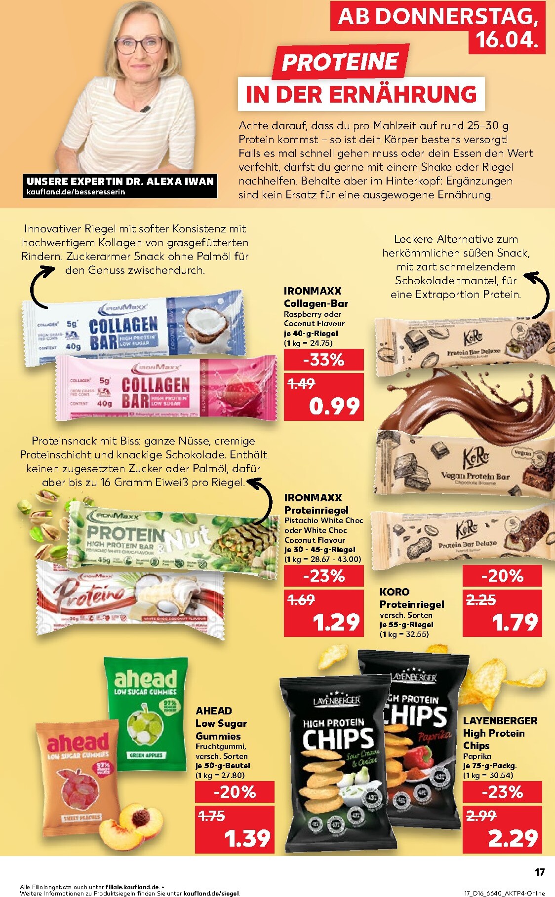 kaufland - Kaufland Prospekt nächste Woche – von Donnerstag 16.04.2026 bis Mittwoch 22.04.2026 - page: 17