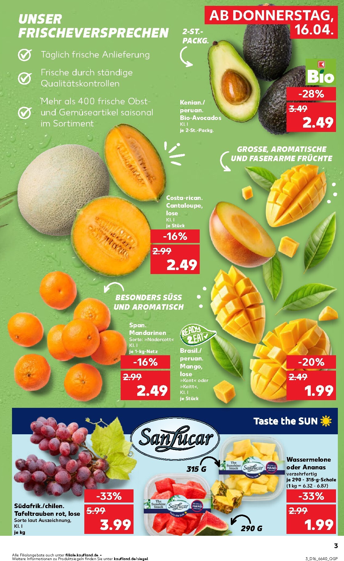 kaufland - Kaufland Prospekt nächste Woche – von Donnerstag 16.04.2026 bis Mittwoch 22.04.2026 - page: 3