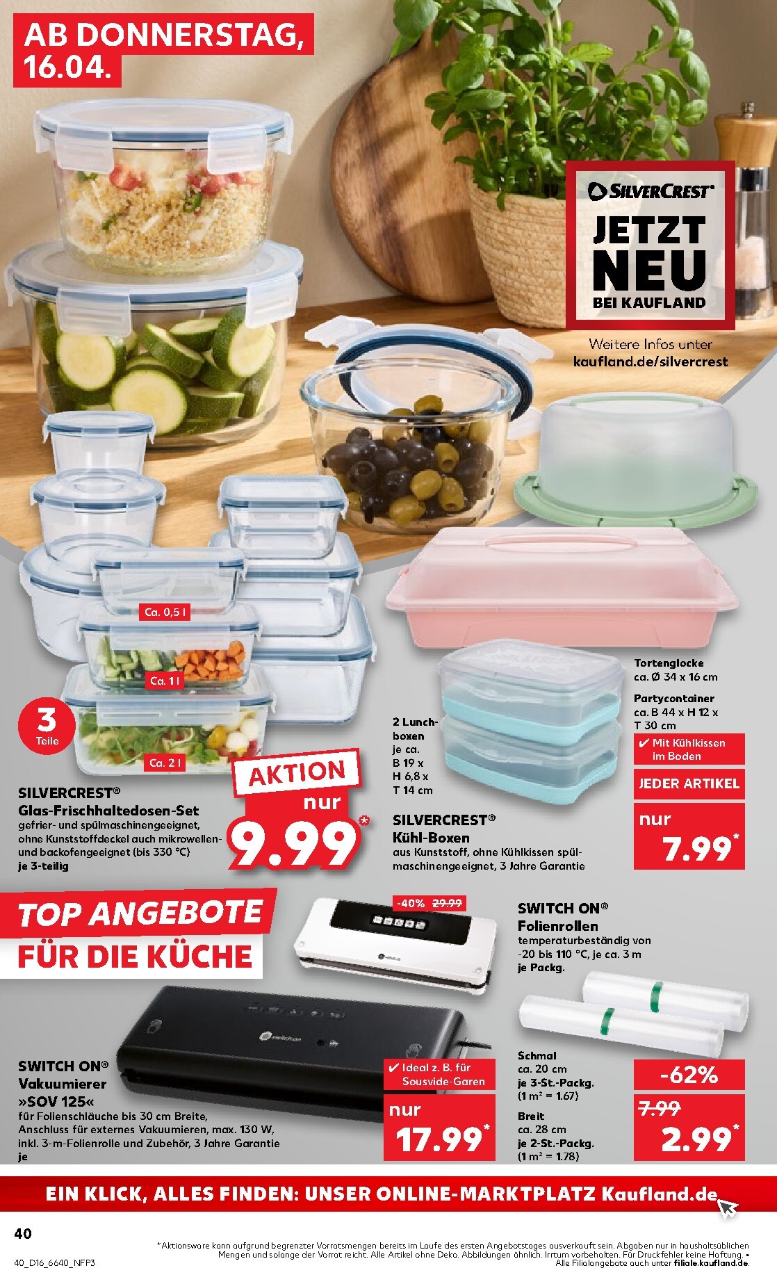 kaufland - Kaufland Prospekt nächste Woche – von Donnerstag 16.04.2026 bis Mittwoch 22.04.2026 - page: 40
