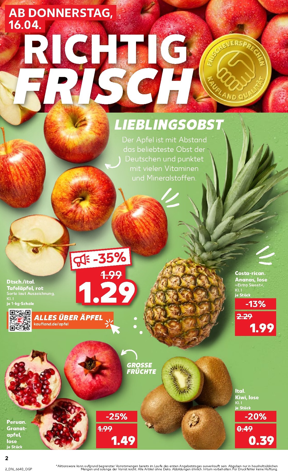 kaufland - Kaufland Prospekt nächste Woche – von Donnerstag 16.04.2026 bis Mittwoch 22.04.2026 - page: 2