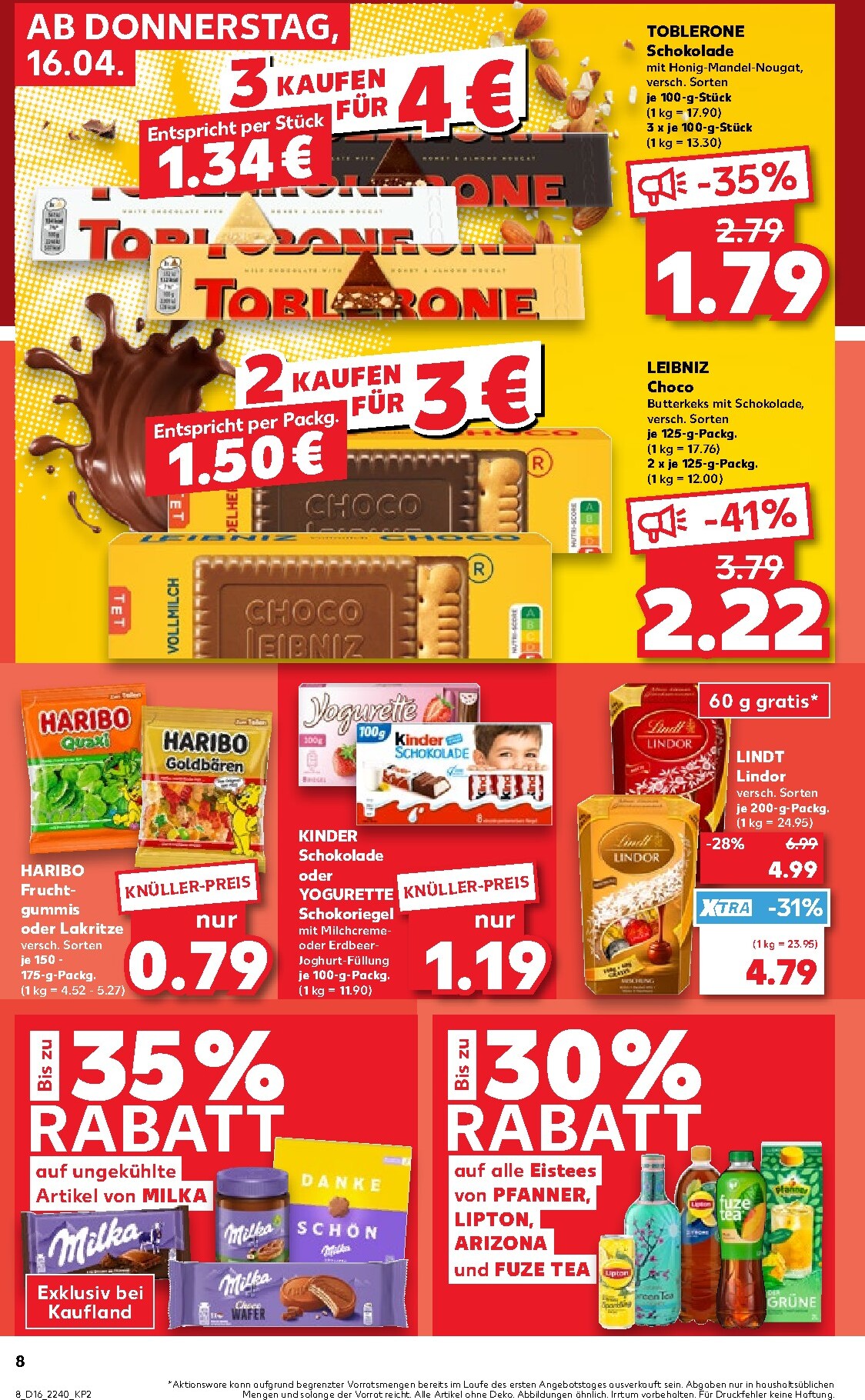 kaufland - Kaufland Prospekt nächste Woche – von Donnerstag 16.04.2026 bis Mittwoch 22.04.2026 - page: 8