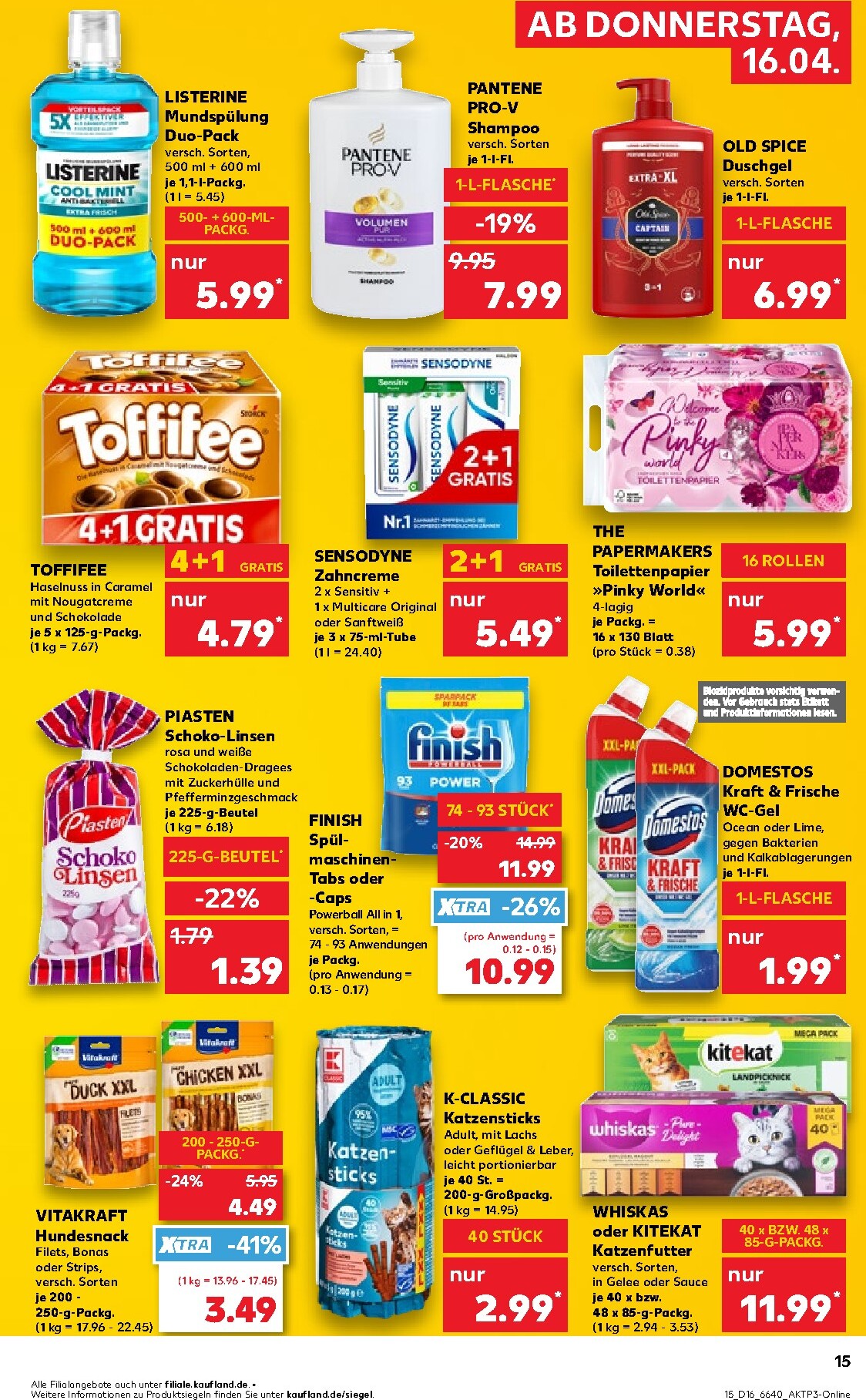 kaufland - Kaufland Prospekt nächste Woche – von Donnerstag 16.04.2026 bis Mittwoch 22.04.2026 - page: 15
