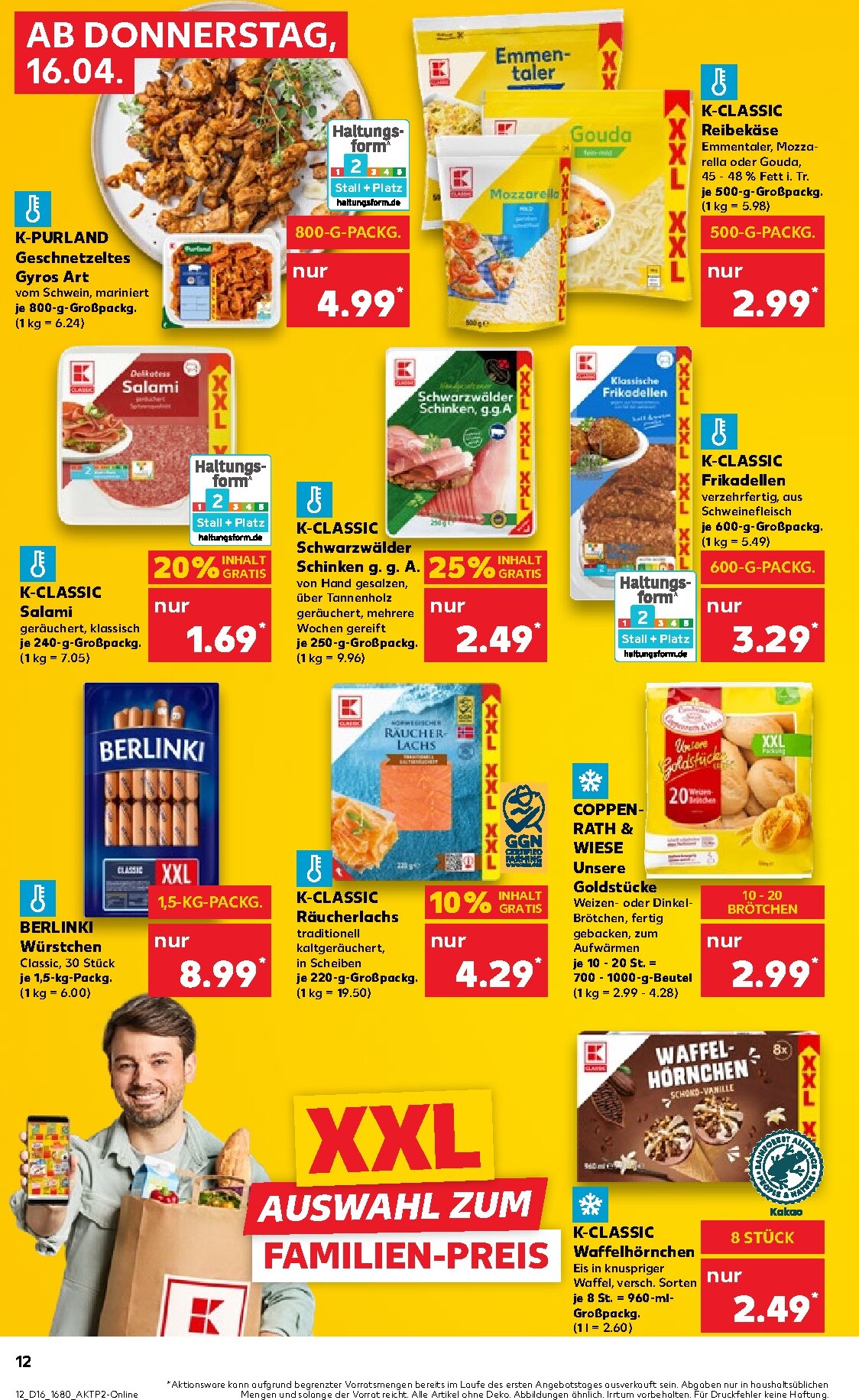 kaufland - Kaufland Prospekt nächste Woche – von Donnerstag 16.04.2026 bis Mittwoch 22.04.2026 - page: 12