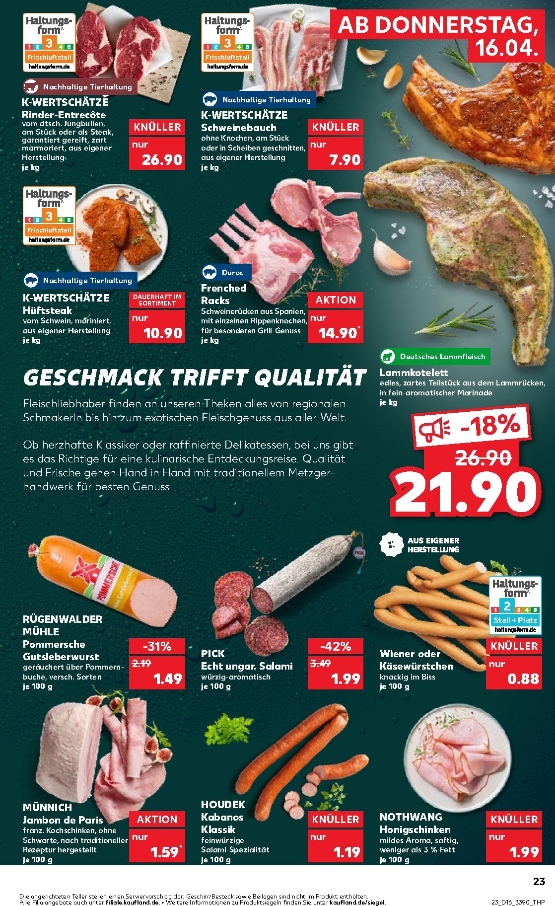 kaufland - Kaufland Prospekt nächste Woche – von Donnerstag 16.04.2026 bis Mittwoch 22.04.2026 - page: 23