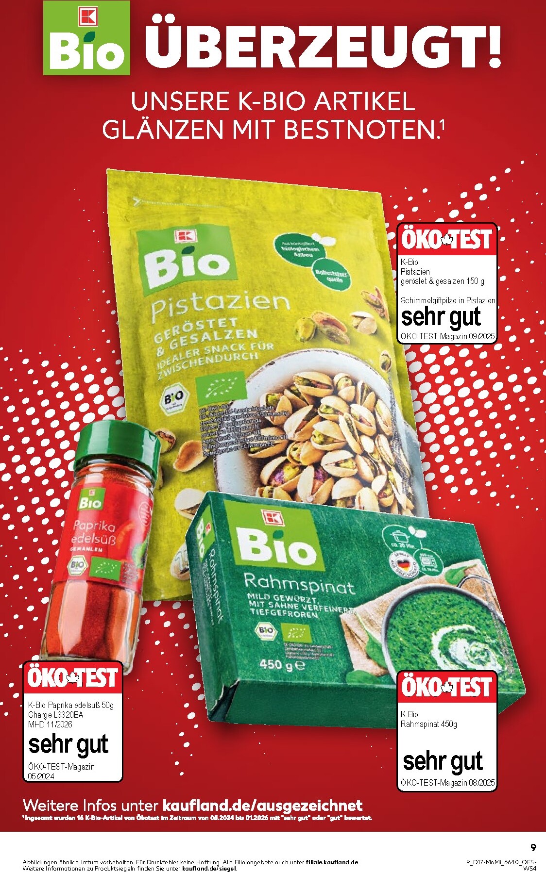 kaufland - Kaufland - Angebote ab Montag Prospekt nächste Woche – von Montag 20.04.2026 bis Mittwoch 22.04.2026 - page: 9