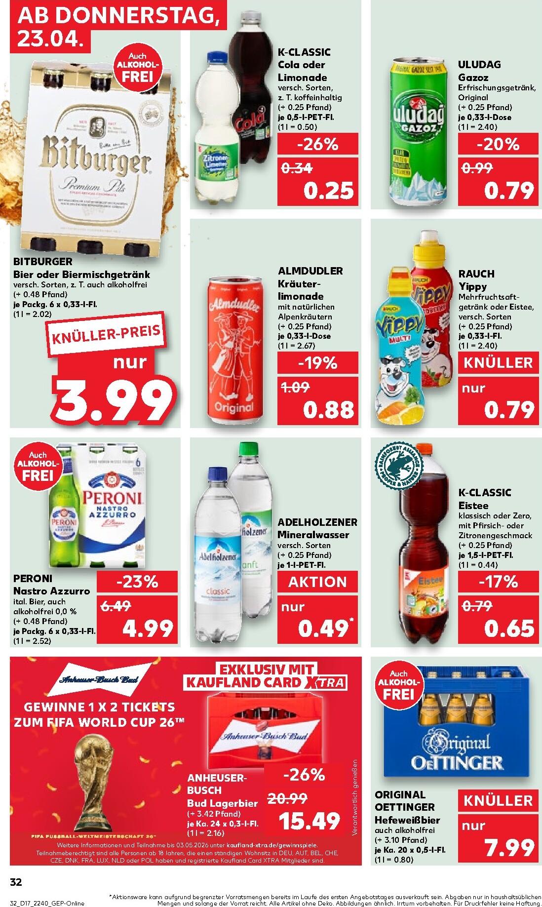 kaufland - Kaufland Prospekt nächste Woche – von Donnerstag 23.04.2026 bis Mittwoch 29.04.2026 - page: 32