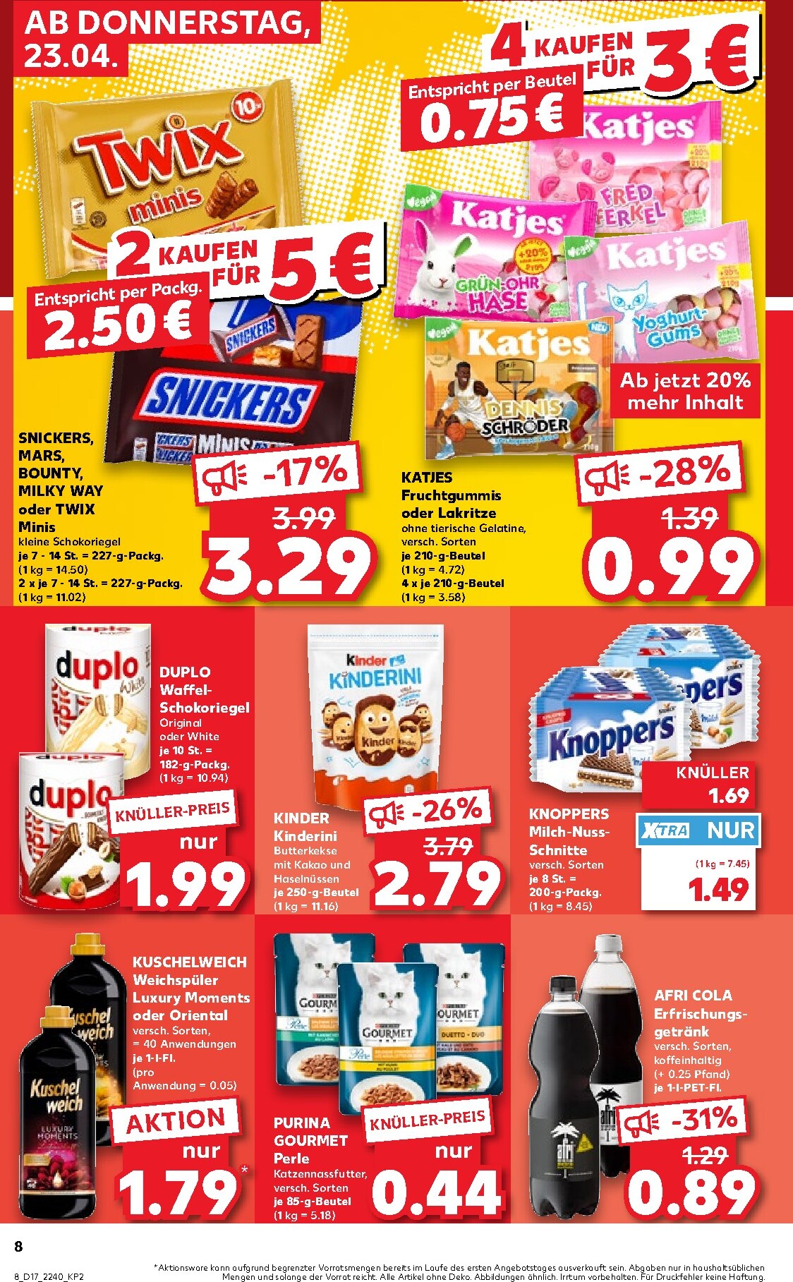 kaufland - Kaufland Prospekt nächste Woche – von Donnerstag 23.04.2026 bis Mittwoch 29.04.2026 - page: 8