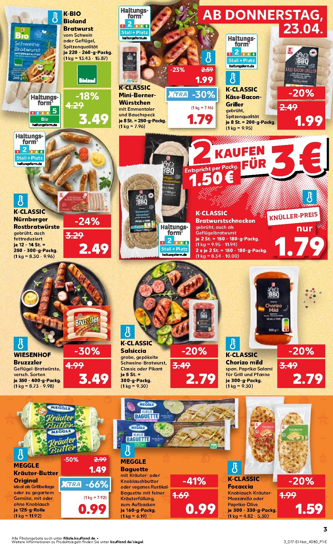 kaufland - Kaufland - Grillen Prospekt nächste Woche – von Donnerstag 23.04.2026 bis Mittwoch 29.04.2026 - page: 3