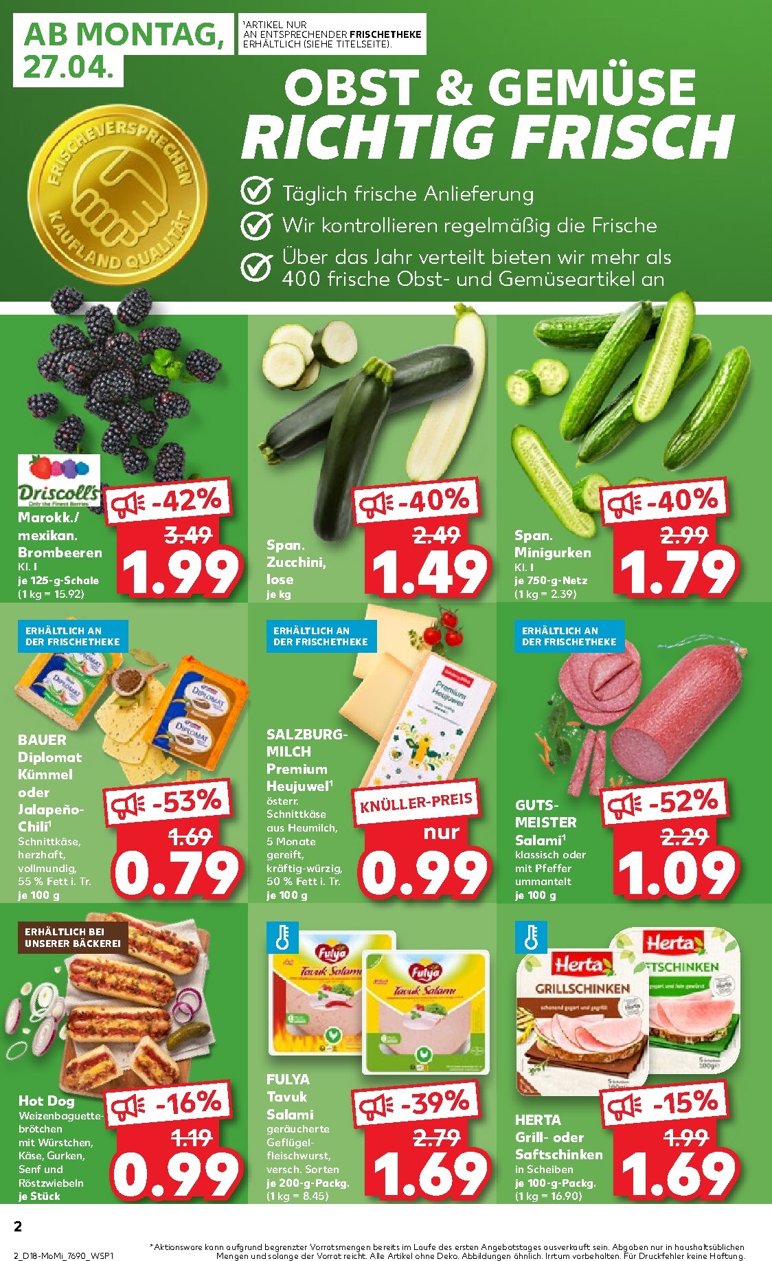 kaufland - Kaufland Prospekt nächste Woche – von Montag 27.04.2026 bis Mittwoch 29.04.2026 - page: 2