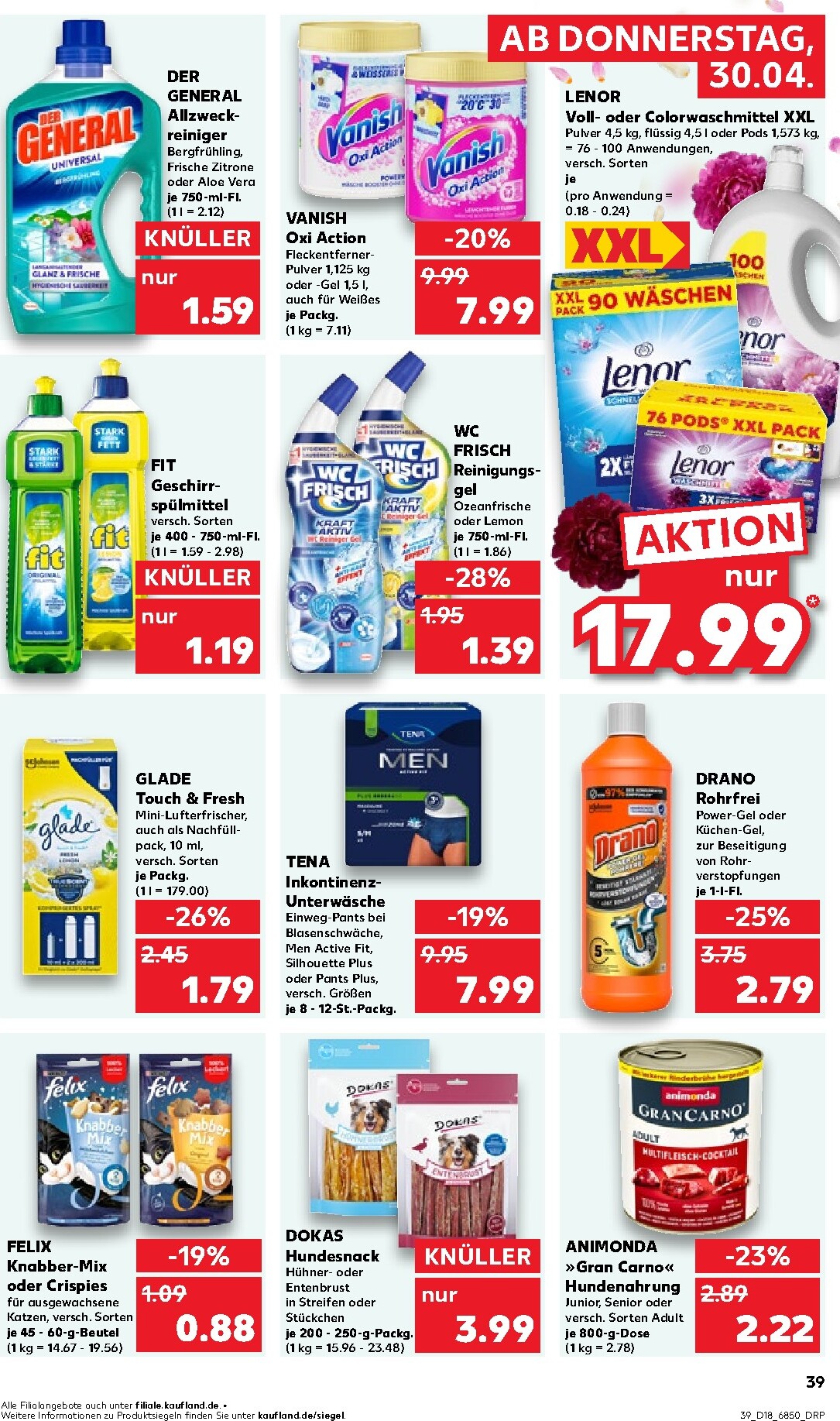 kaufland - Kaufland Prospekt nächste Woche – von Donnerstag 30.04.2026 bis Mittwoch 06.05.2026 - page: 39