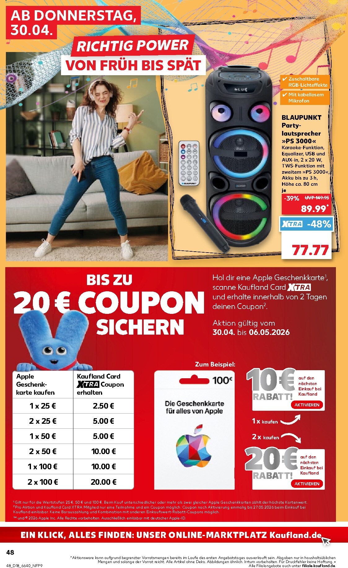 kaufland - Kaufland Prospekt nächste Woche – von Donnerstag 30.04.2026 bis Mittwoch 06.05.2026 - page: 48