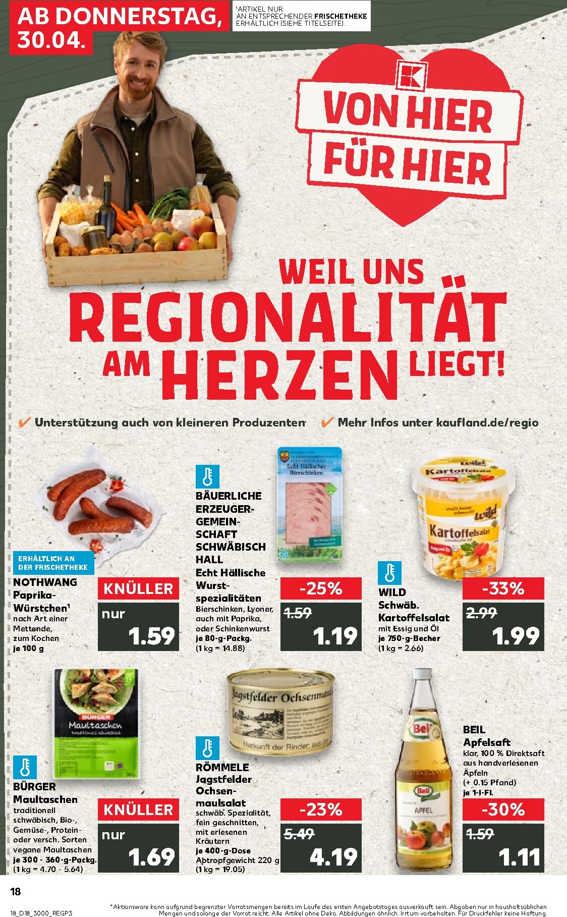 kaufland - Kaufland Prospekt nächste Woche – von Donnerstag 30.04.2026 bis Mittwoch 06.05.2026 - page: 18