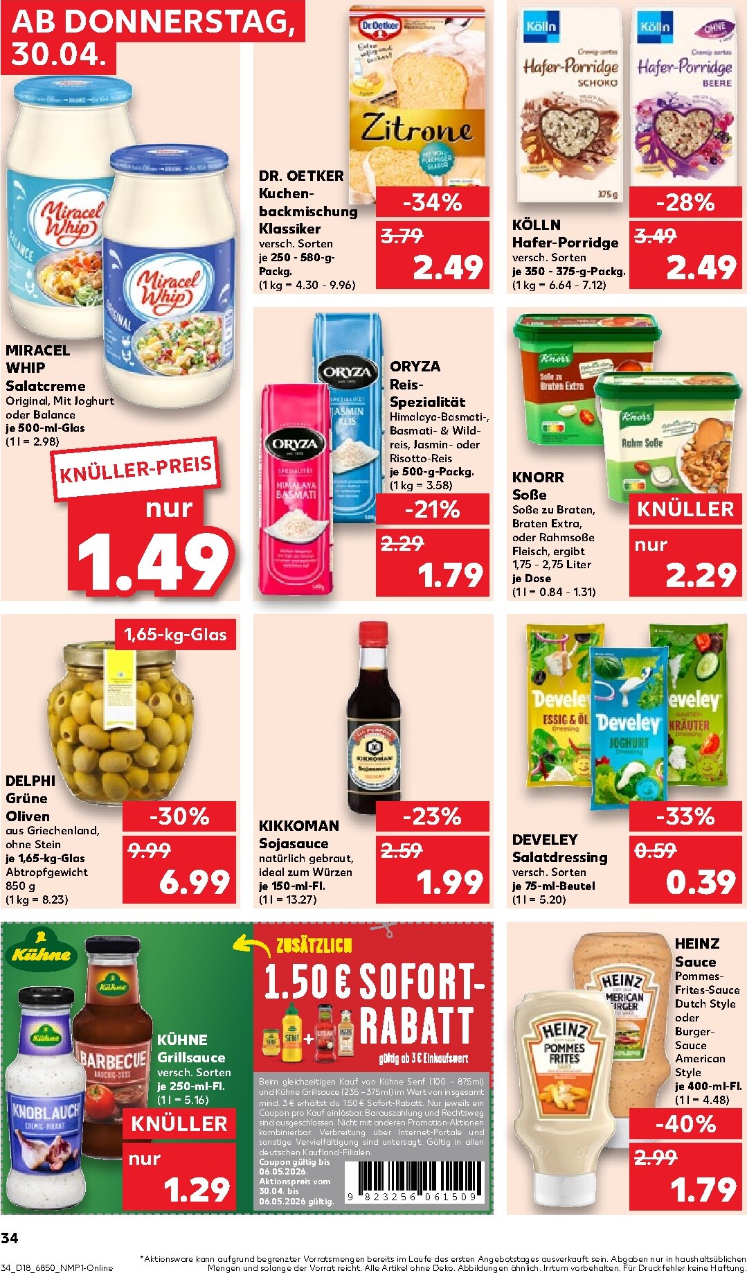 kaufland - Kaufland Prospekt nächste Woche – von Donnerstag 30.04.2026 bis Mittwoch 06.05.2026 - page: 34