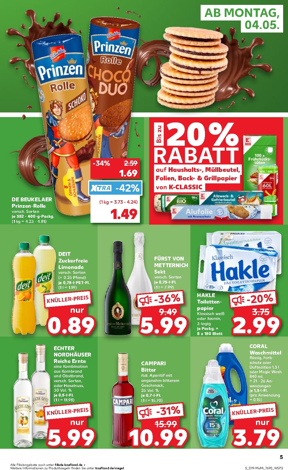 kaufland - Kaufland - Angebote ab Montag Prospekt nächste Woche – von Montag 04.05.2026 bis Mittwoch 06.05.2026 - page: 5