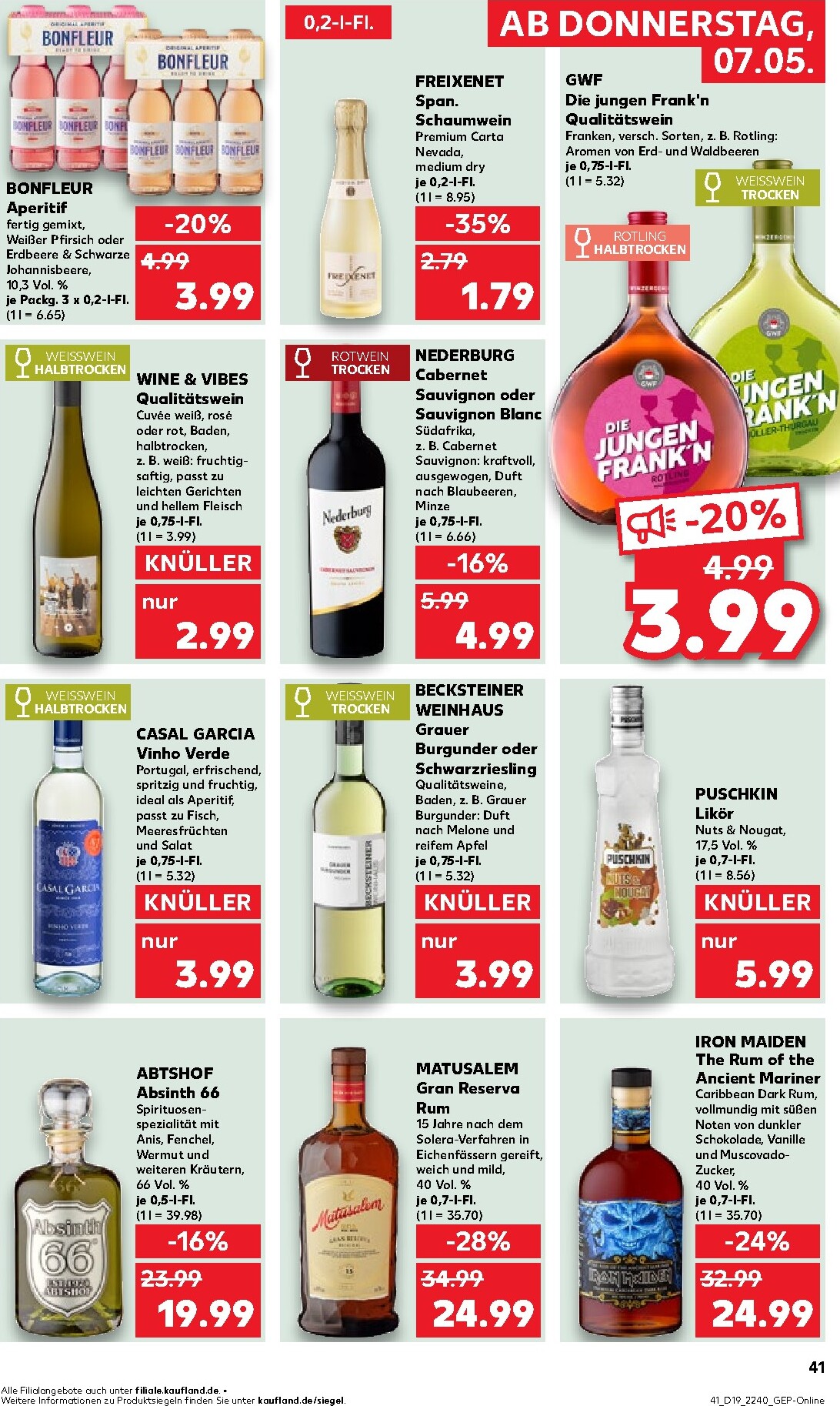 kaufland - Kaufland Prospekt nächste Woche – von Donnerstag 07.05.2026 bis Mittwoch 13.05.2026 - page: 41