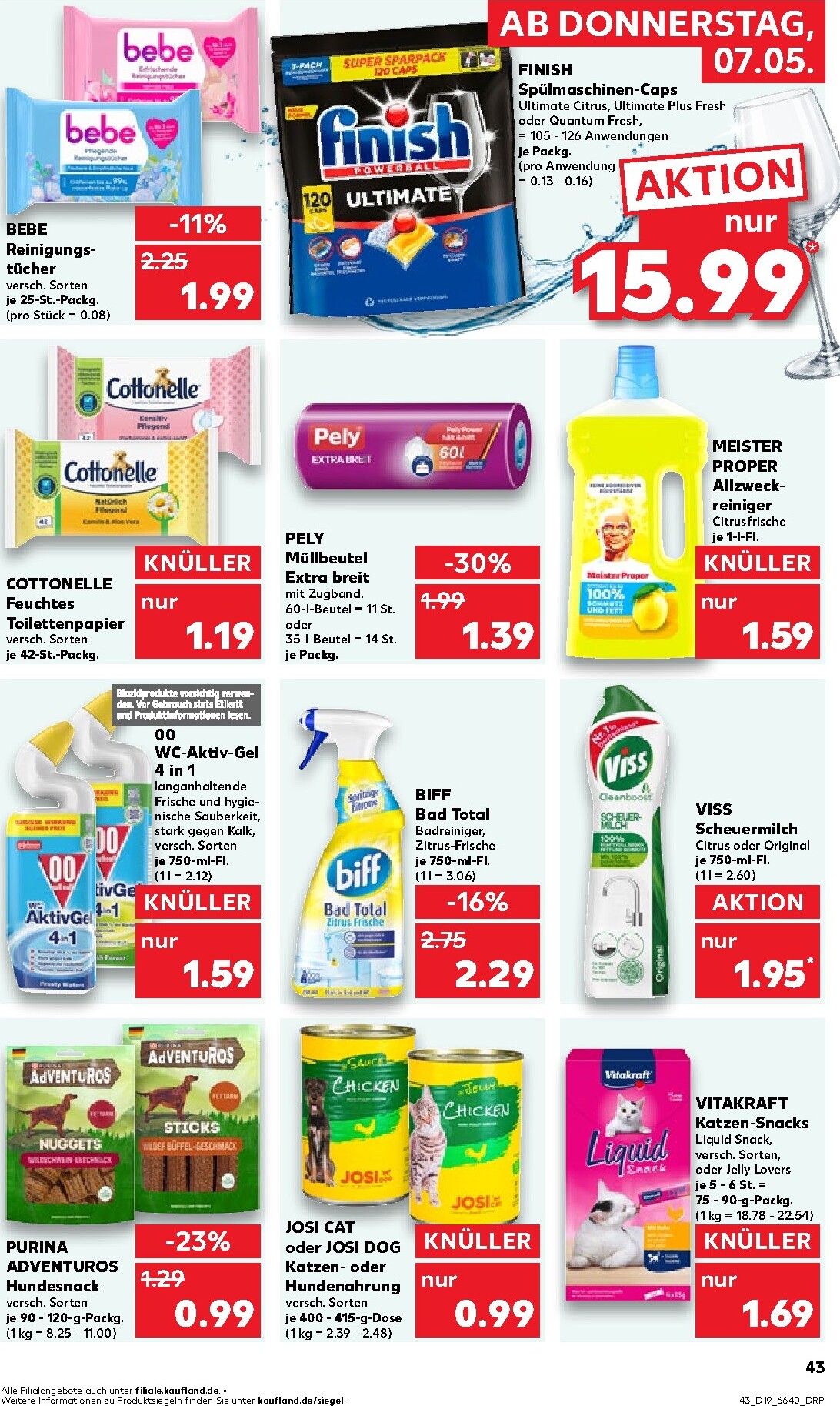 kaufland - Kaufland Prospekt nächste Woche – von Donnerstag 07.05.2026 bis Mittwoch 13.05.2026 - page: 43