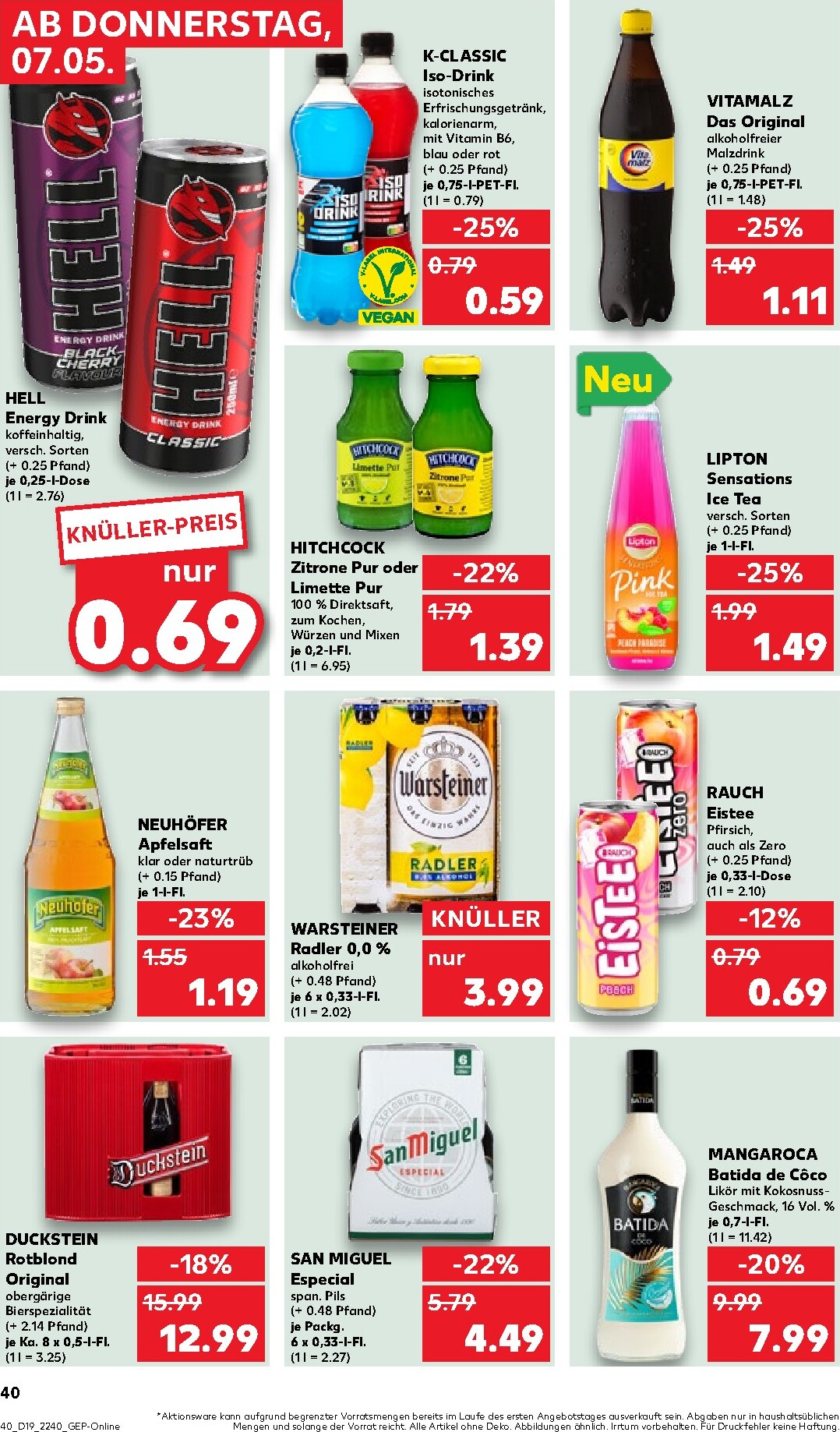kaufland - Kaufland Prospekt nächste Woche – von Donnerstag 07.05.2026 bis Mittwoch 13.05.2026 - page: 40