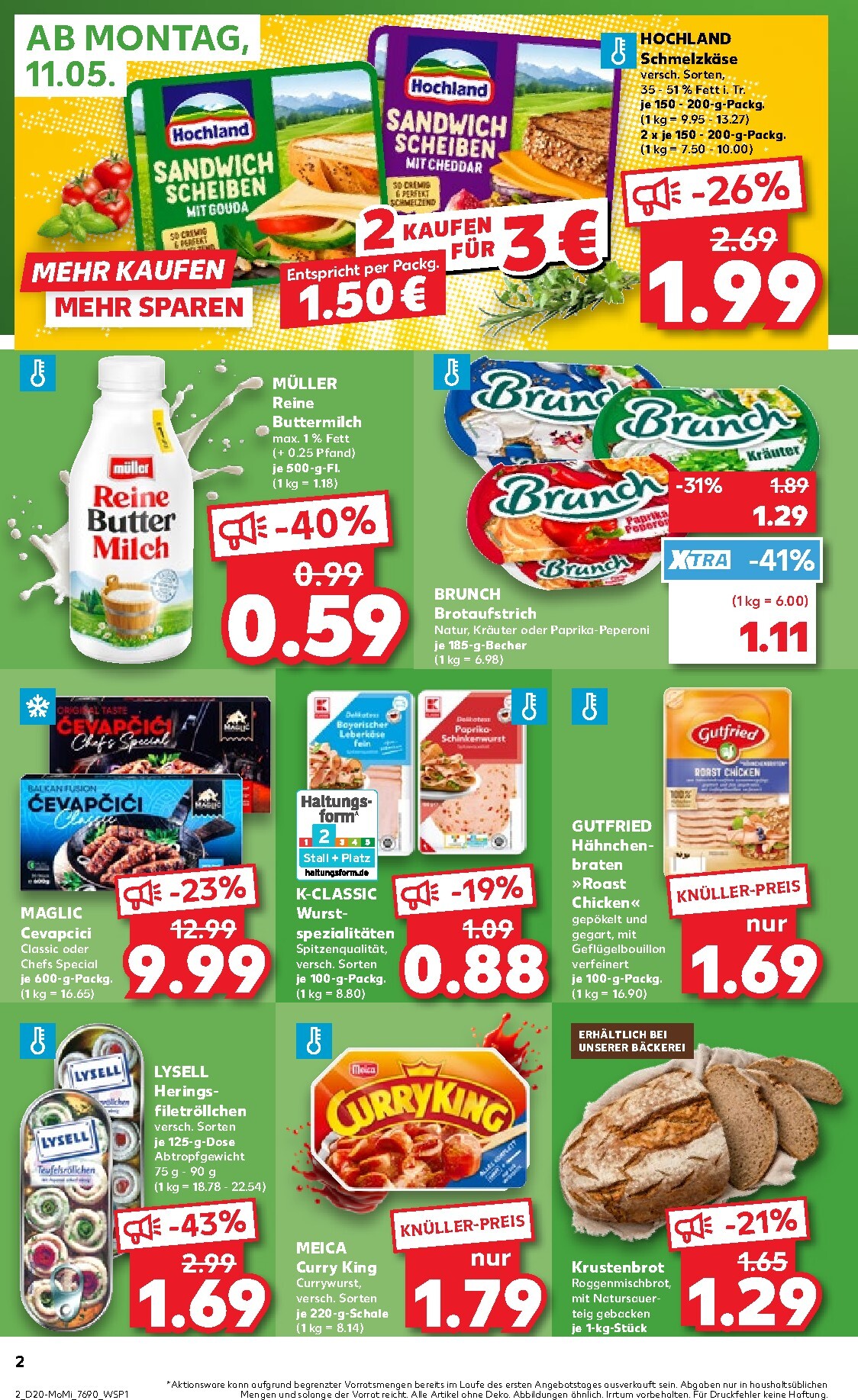kaufland - Kaufland - Angebote ab Montag Prospekt nächste Woche – von Montag 11.05.2026 bis Mittwoch 13.05.2026 - page: 2