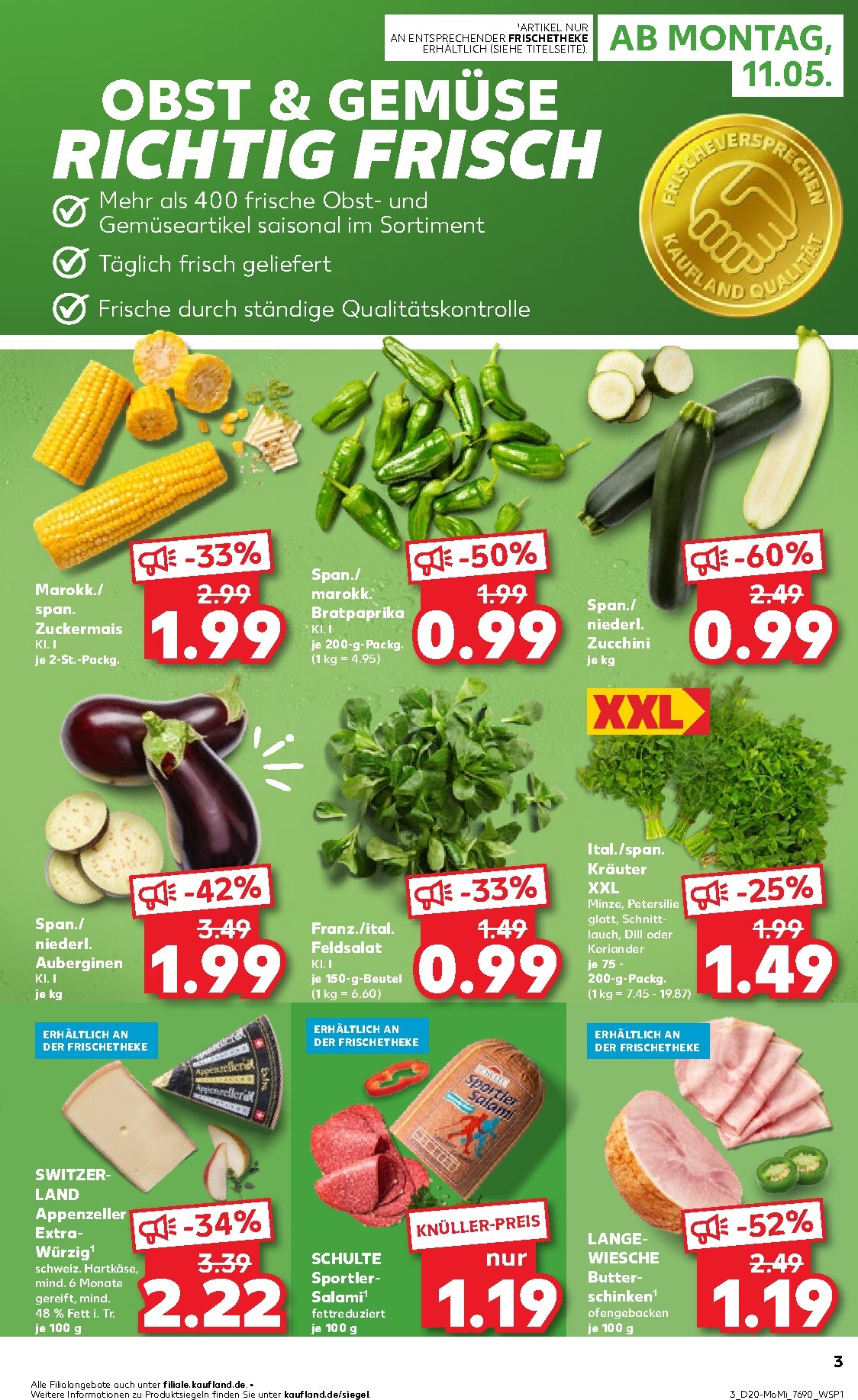 kaufland - Kaufland - Angebote ab Montag Prospekt nächste Woche – von Montag 11.05.2026 bis Mittwoch 13.05.2026 - page: 3