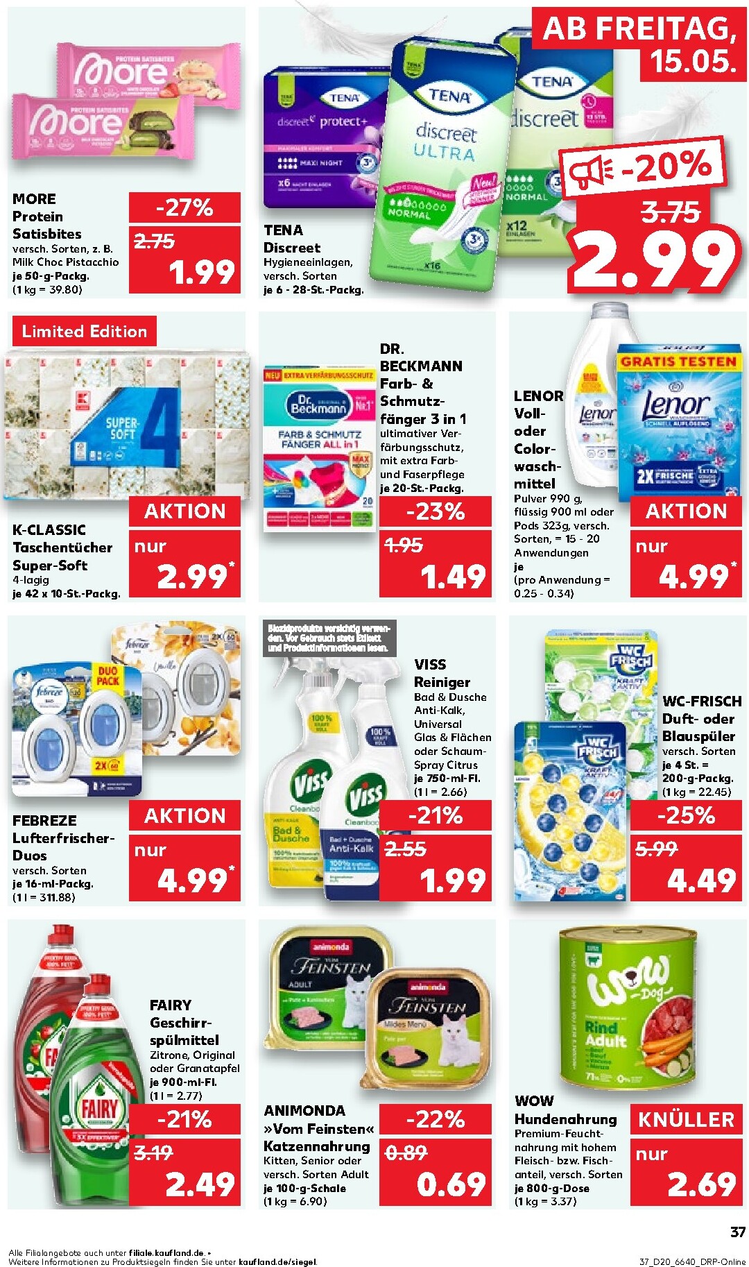 kaufland - Kaufland Prospekt nächste Woche – von Freitag 15.05.2026 bis Mittwoch 20.05.2026 - page: 37