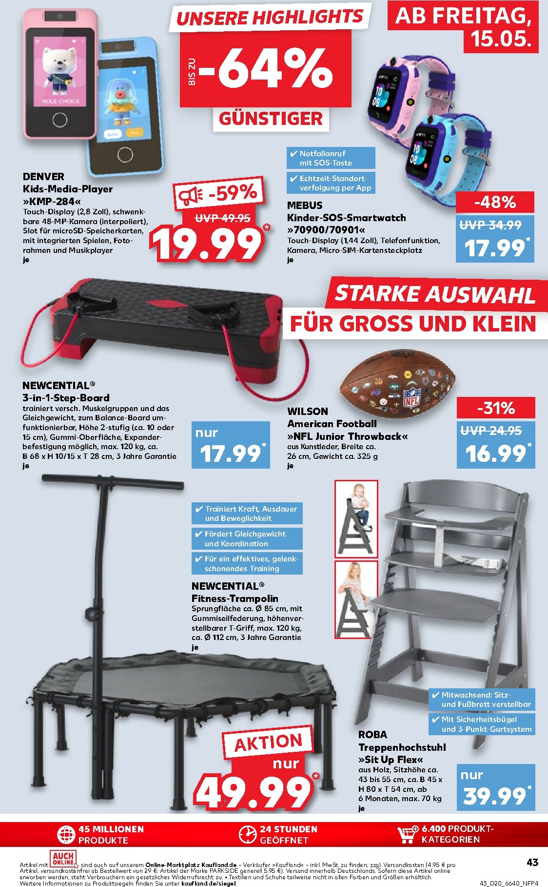 kaufland - Kaufland Prospekt nächste Woche – von Freitag 15.05.2026 bis Mittwoch 20.05.2026 - page: 43