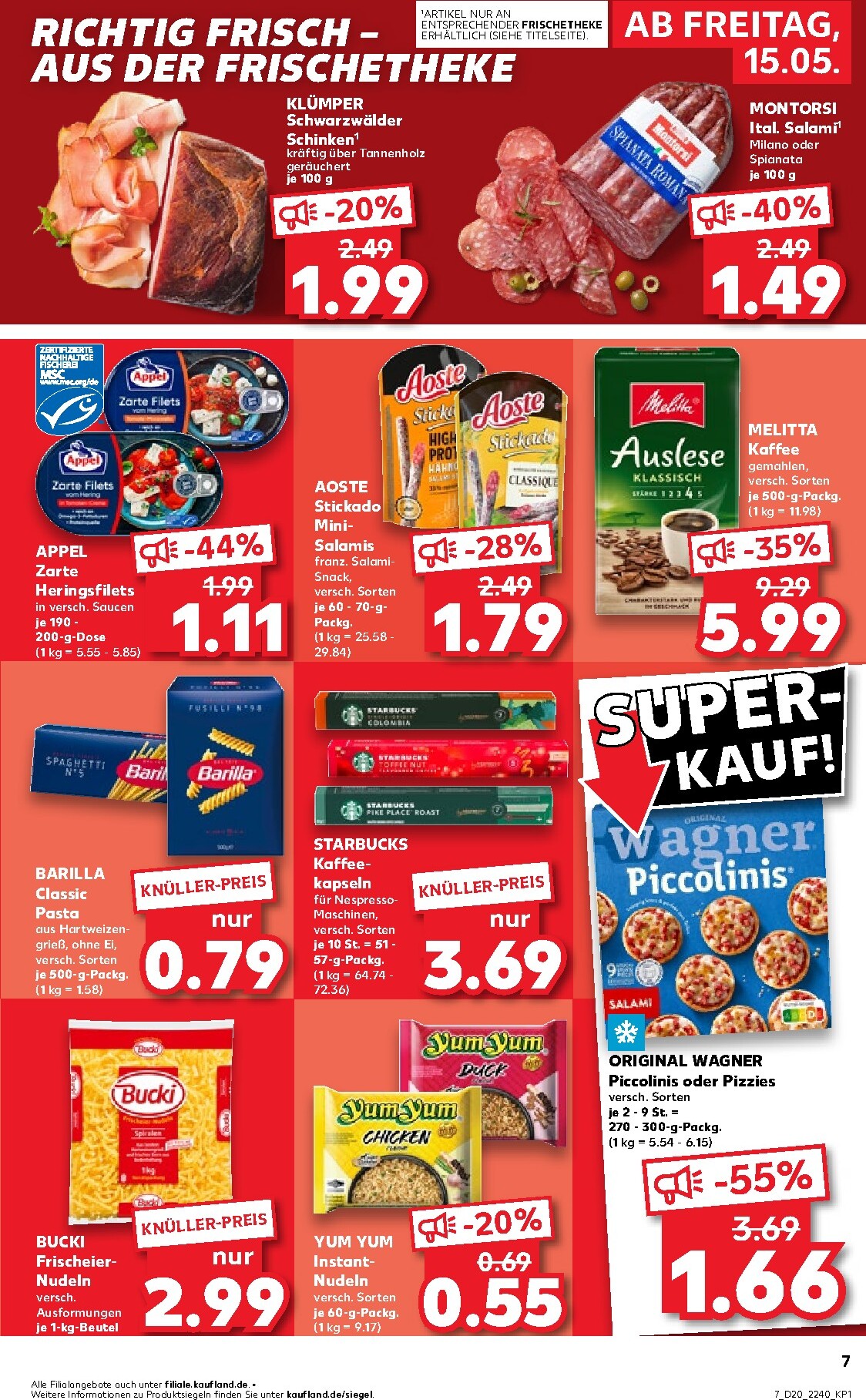 kaufland - Kaufland Prospekt nächste Woche – von Freitag 15.05.2026 bis Mittwoch 20.05.2026 - page: 7
