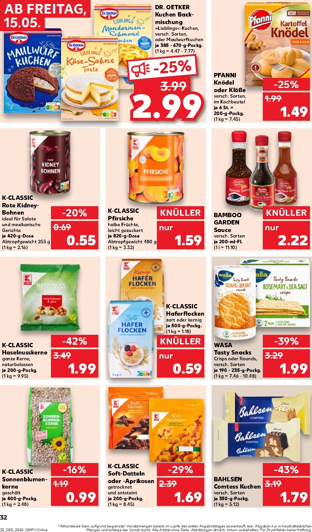 kaufland - Kaufland Prospekt nächste Woche – von Freitag 15.05.2026 bis Mittwoch 20.05.2026 - page: 32