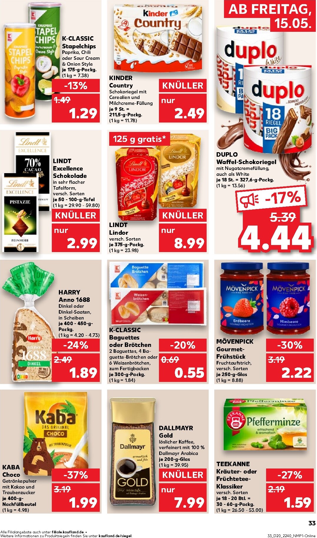 kaufland - Kaufland Prospekt nächste Woche – von Freitag 15.05.2026 bis Mittwoch 20.05.2026 - page: 33