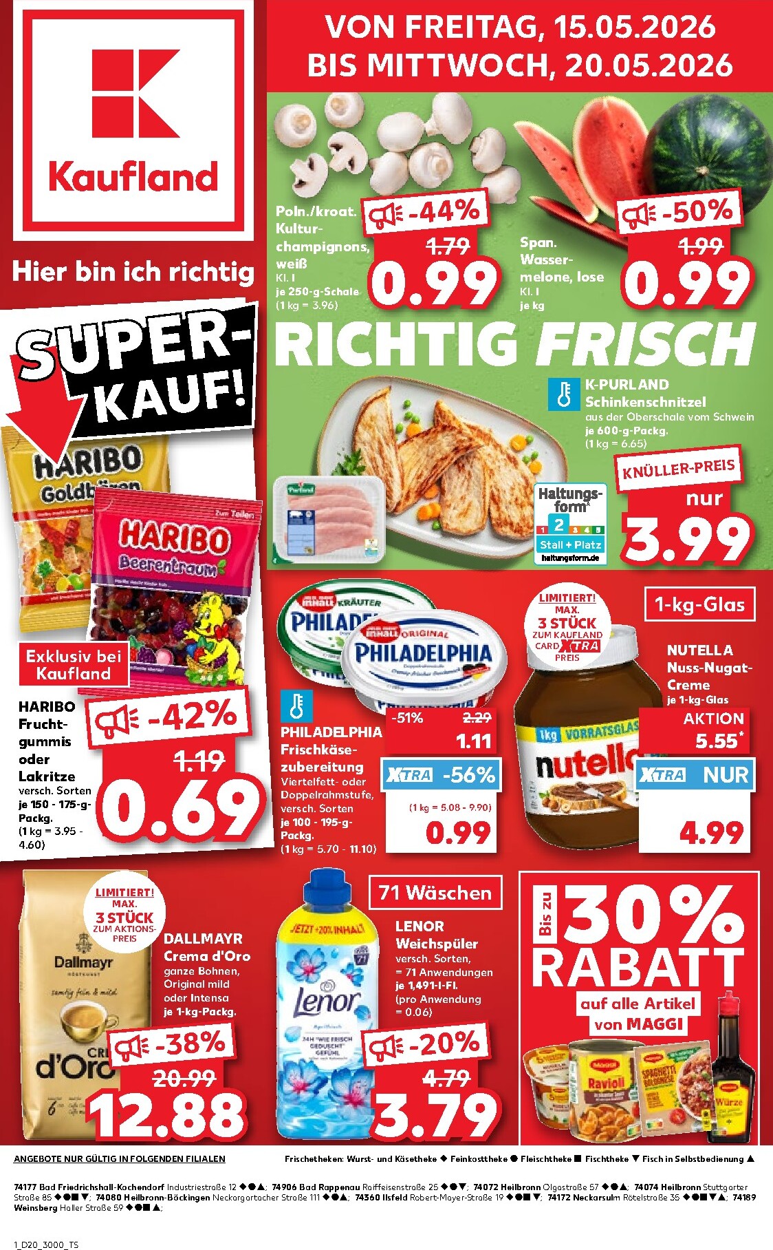 kaufland - Kaufland Prospekt nächste Woche – von Freitag 15.05.2026 bis Mittwoch 20.05.2026