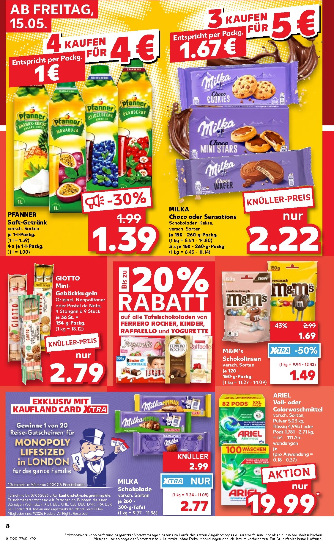 kaufland - Kaufland Prospekt nächste Woche – von Freitag 15.05.2026 bis Mittwoch 20.05.2026 - page: 8