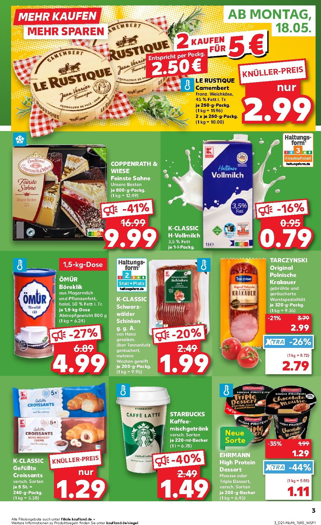 kaufland - Kaufland - Angebote ab Montag Prospekt nächste Woche – von Montag 18.05.2026 bis Mittwoch 20.05.2026 - page: 3