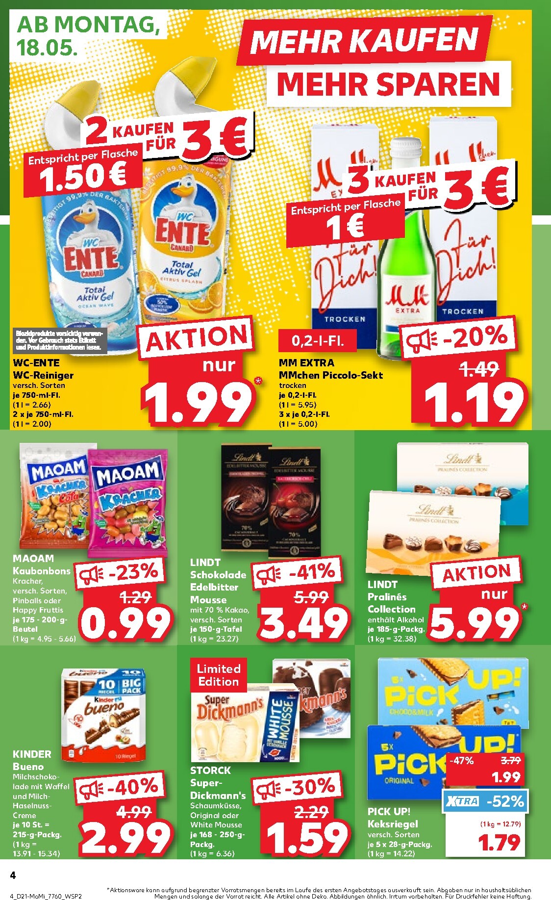 kaufland - Kaufland - Angebote ab Montag Prospekt nächste Woche – von Montag 18.05.2026 bis Mittwoch 20.05.2026 - page: 4