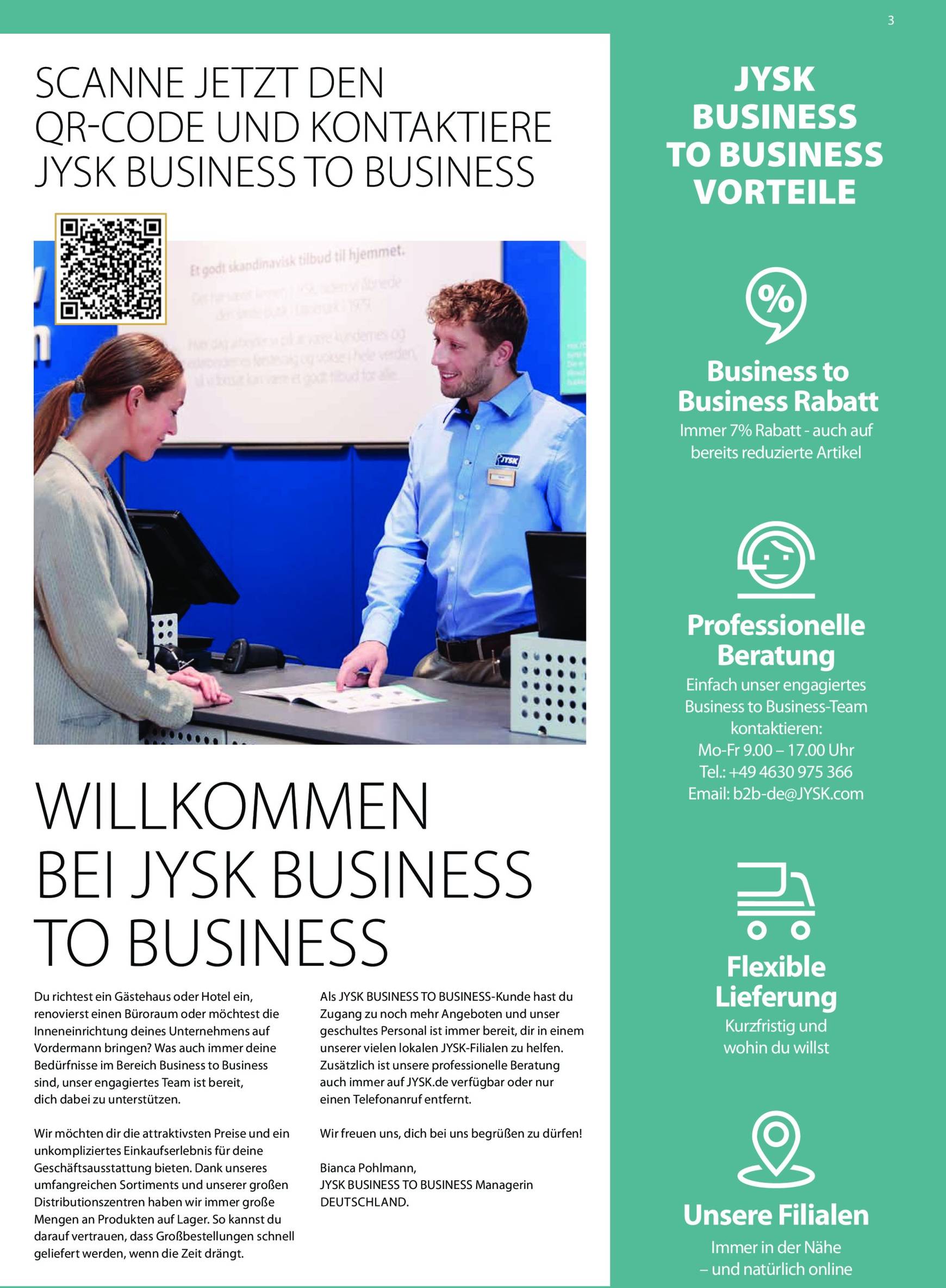 jysk - JYSK - Business to Business-Prospekt gültig von 01.01. bis 31.12. - page: 3