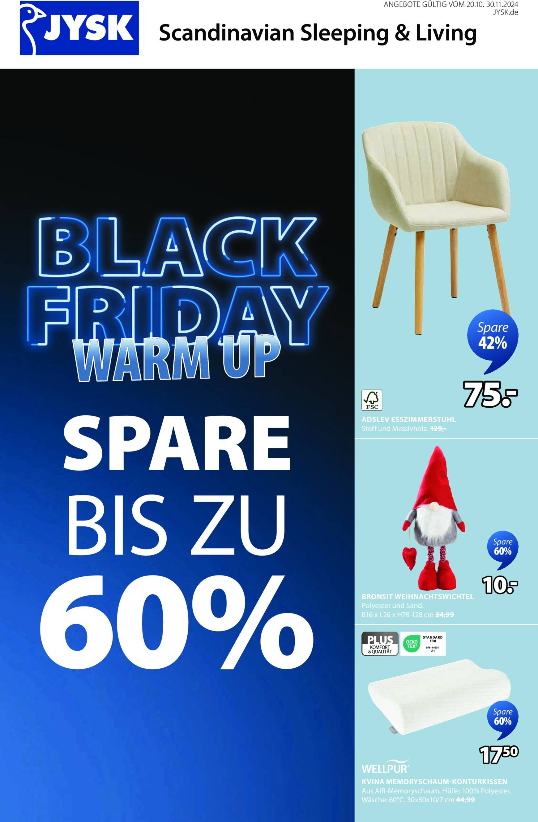 jysk - JYSK - Black Friday-Prospekt gültig von 20.11. bis 30.11.