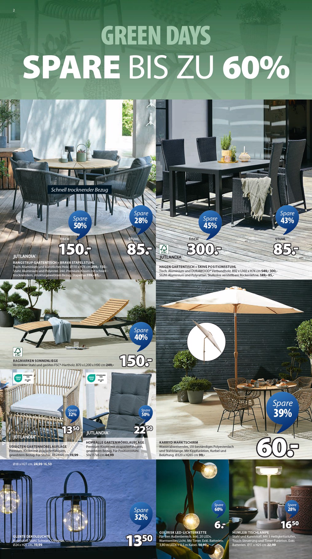 jysk - JYSK - Green Days-Prospekt gültig von 22.03. bis 03.05. - page: 2