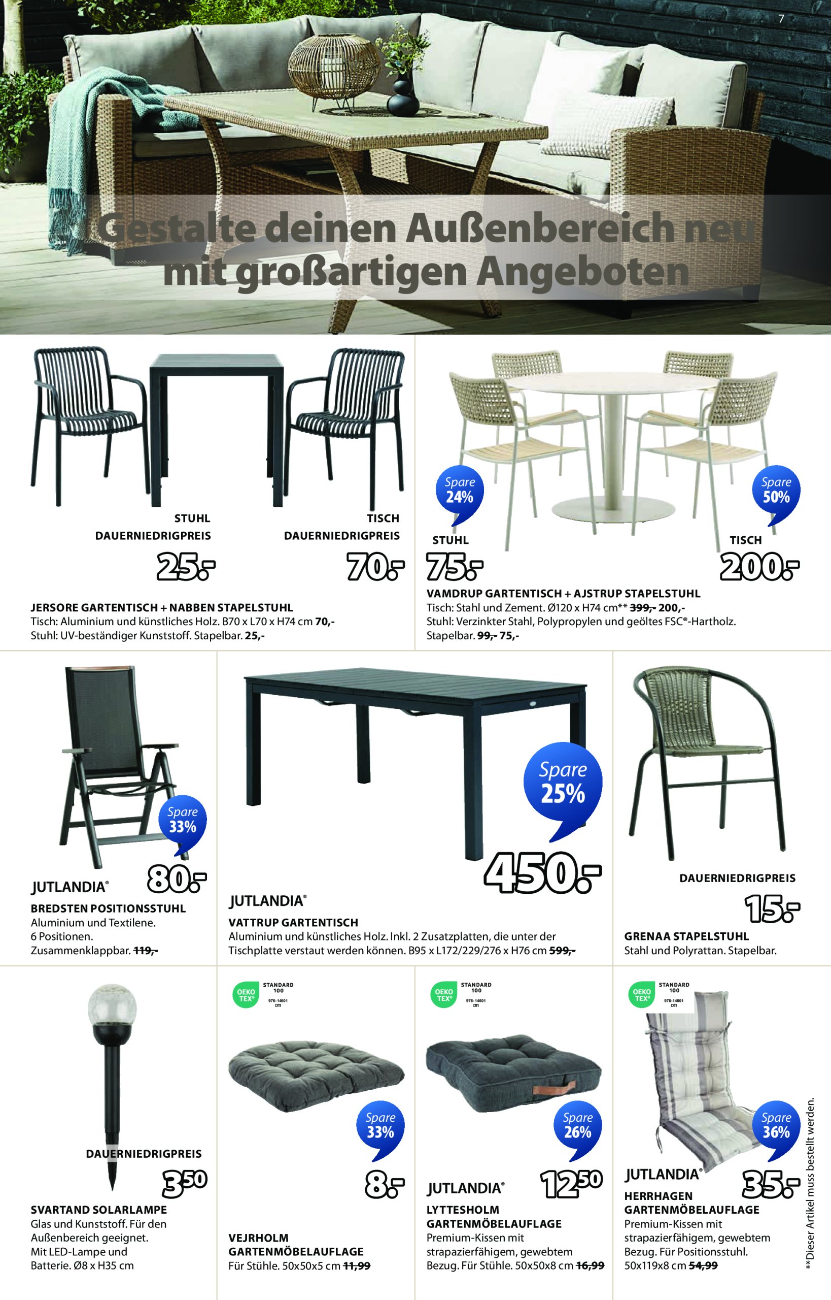 jysk - JYSK - Großartige Angebote-Prospekt gültig von 29.04. bis 07.06. - page: 7