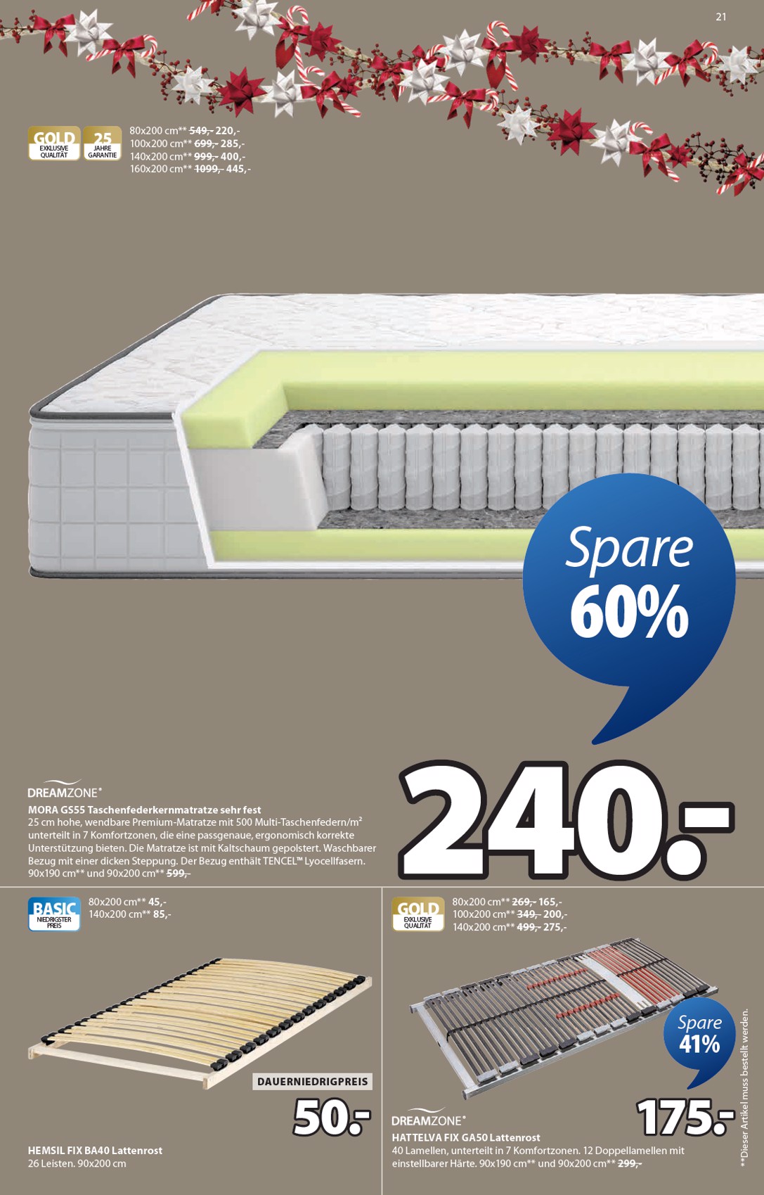 jysk - JYSK - Großartige Angebote-Prospekt gültig vom 19.10. bis 29.11. - page: 21