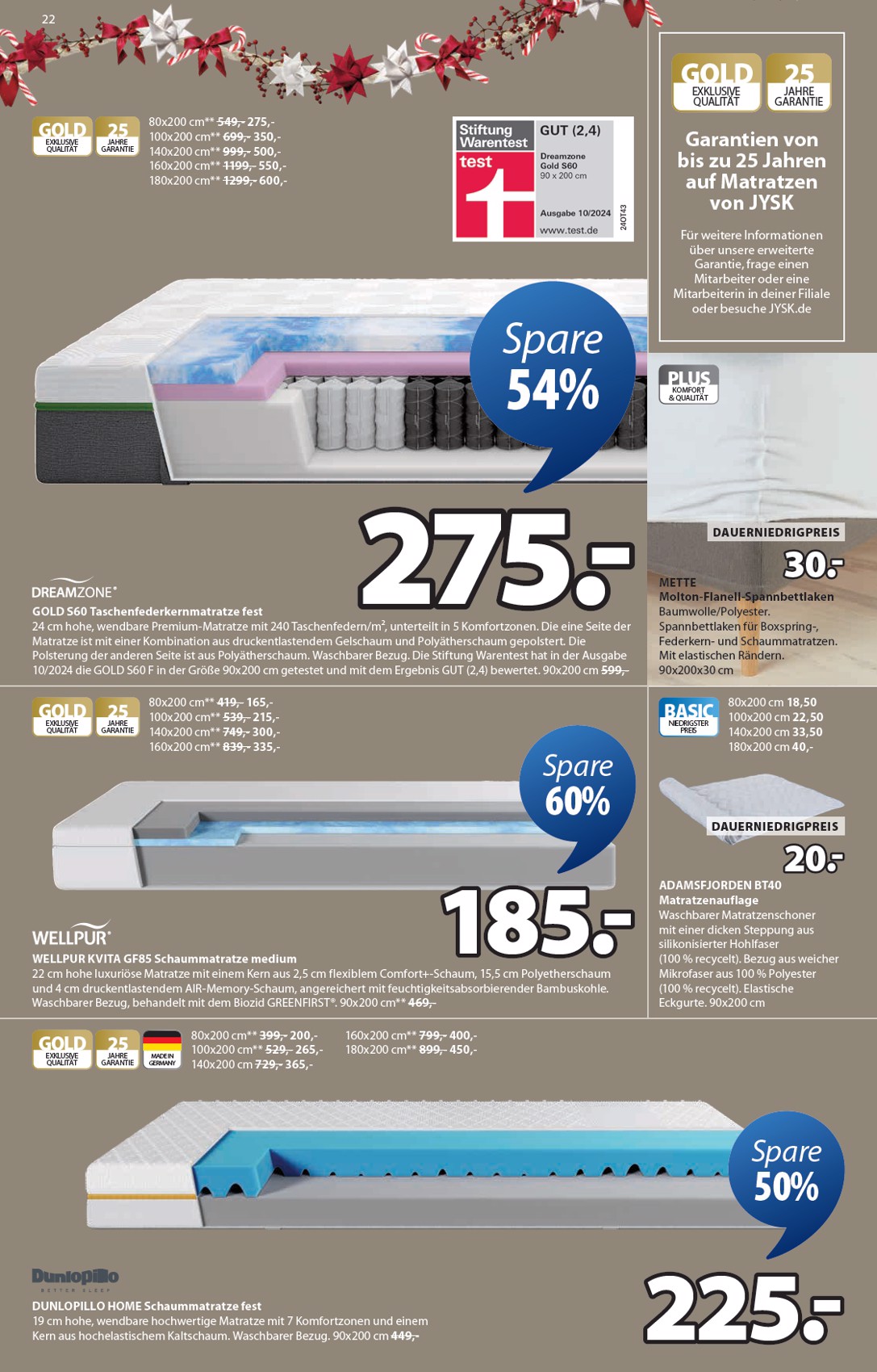 jysk - JYSK - Großartige Angebote-Prospekt gültig vom 19.10. bis 29.11. - page: 22
