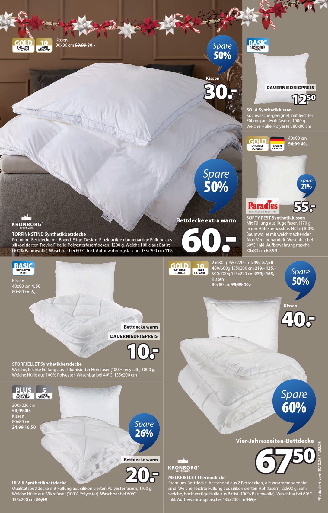 jysk - JYSK - Großartige Angebote-Prospekt gültig vom 19.10. bis 29.11. - page: 19