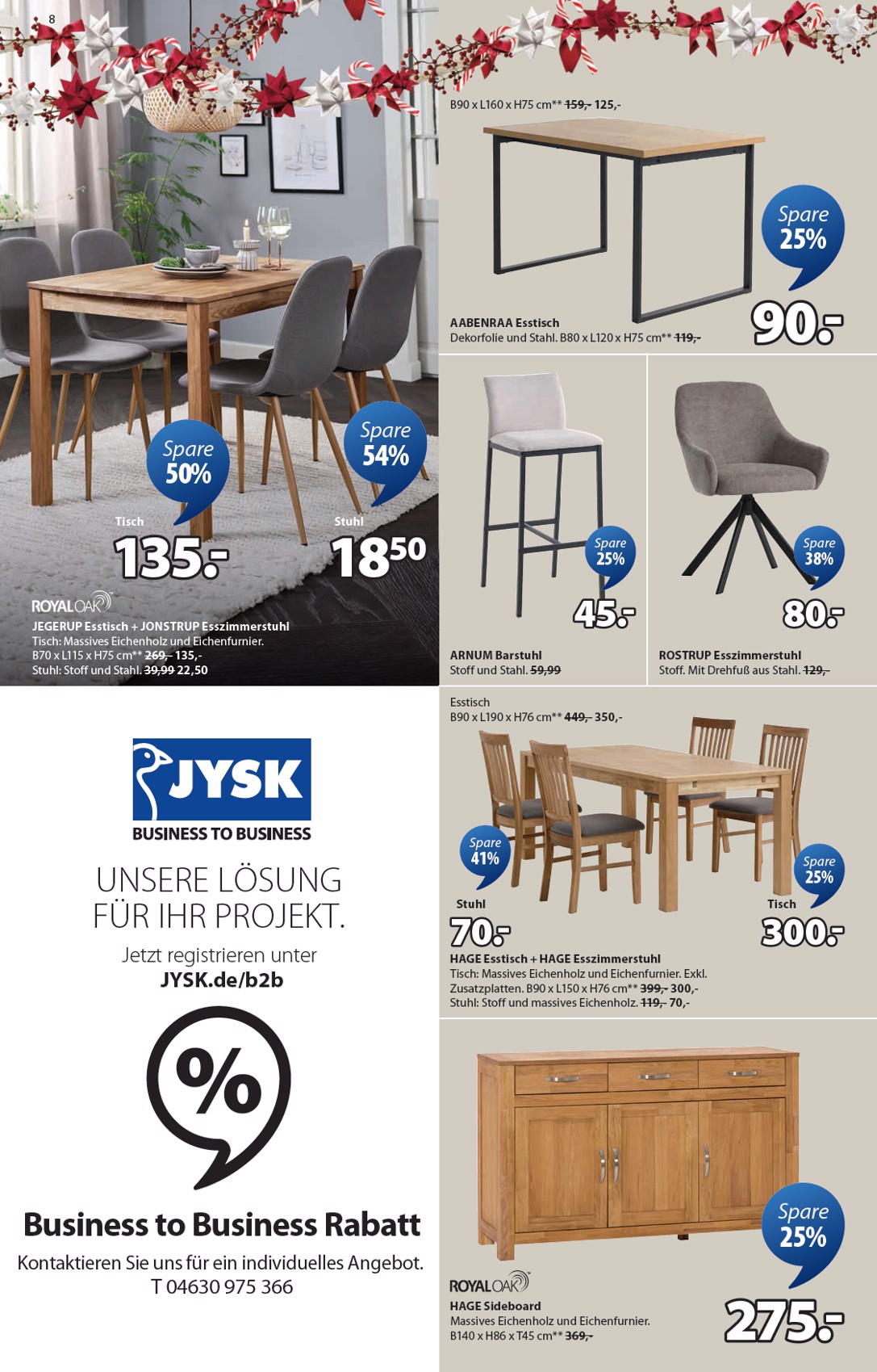 jysk - JYSK - Großartige Angebote-Prospekt gültig vom 19.10. bis 29.11. - page: 8