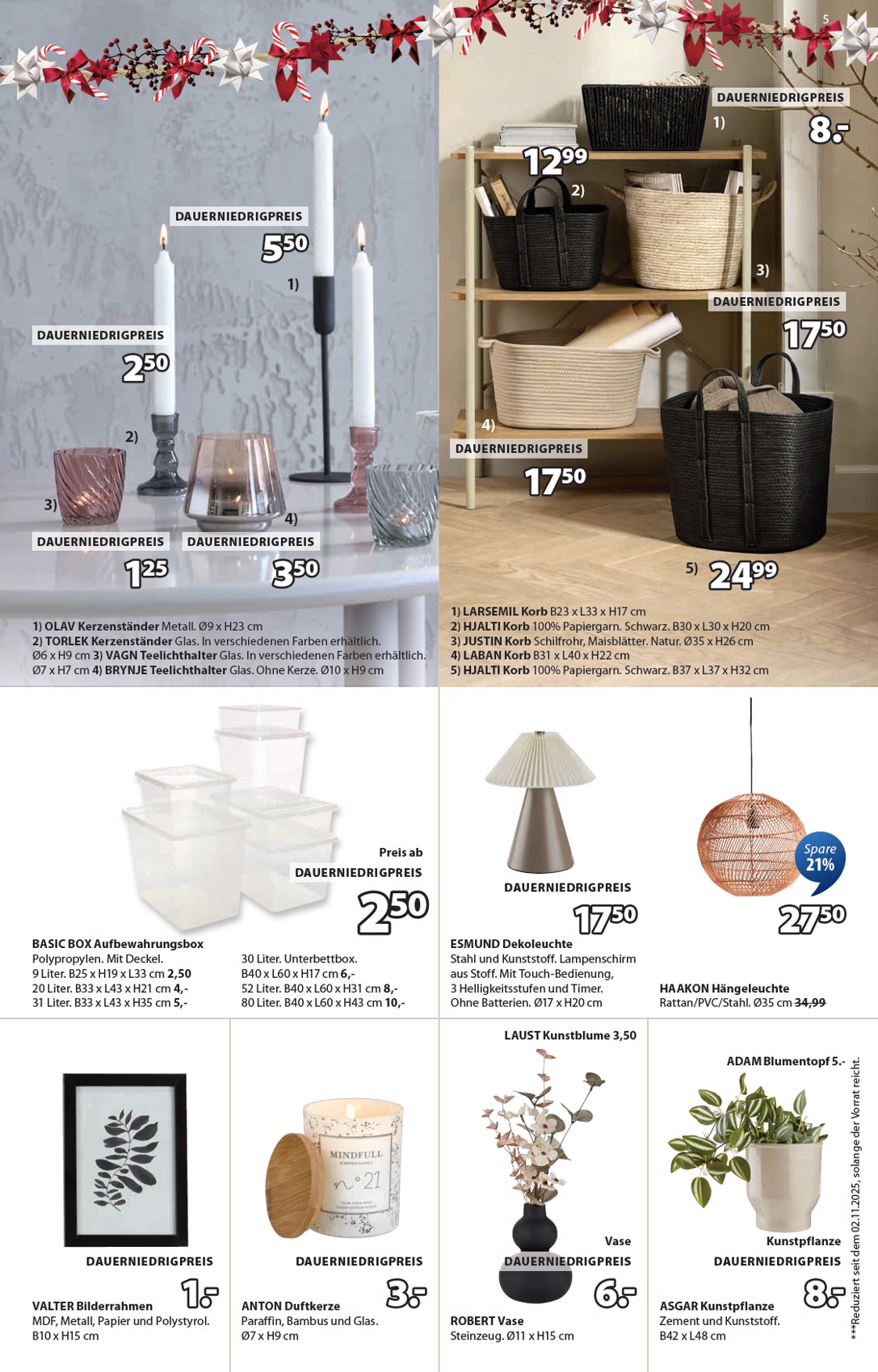 jysk - JYSK - Großartige Angebote-Prospekt gültig vom 19.10. bis 29.11. - page: 5