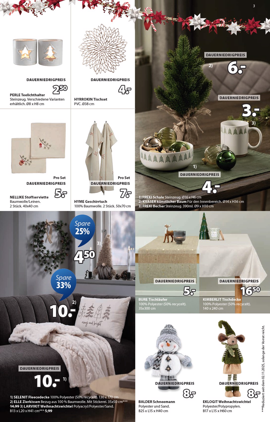 jysk - JYSK - Großartige Angebote-Prospekt gültig vom 19.10. bis 29.11. - page: 3